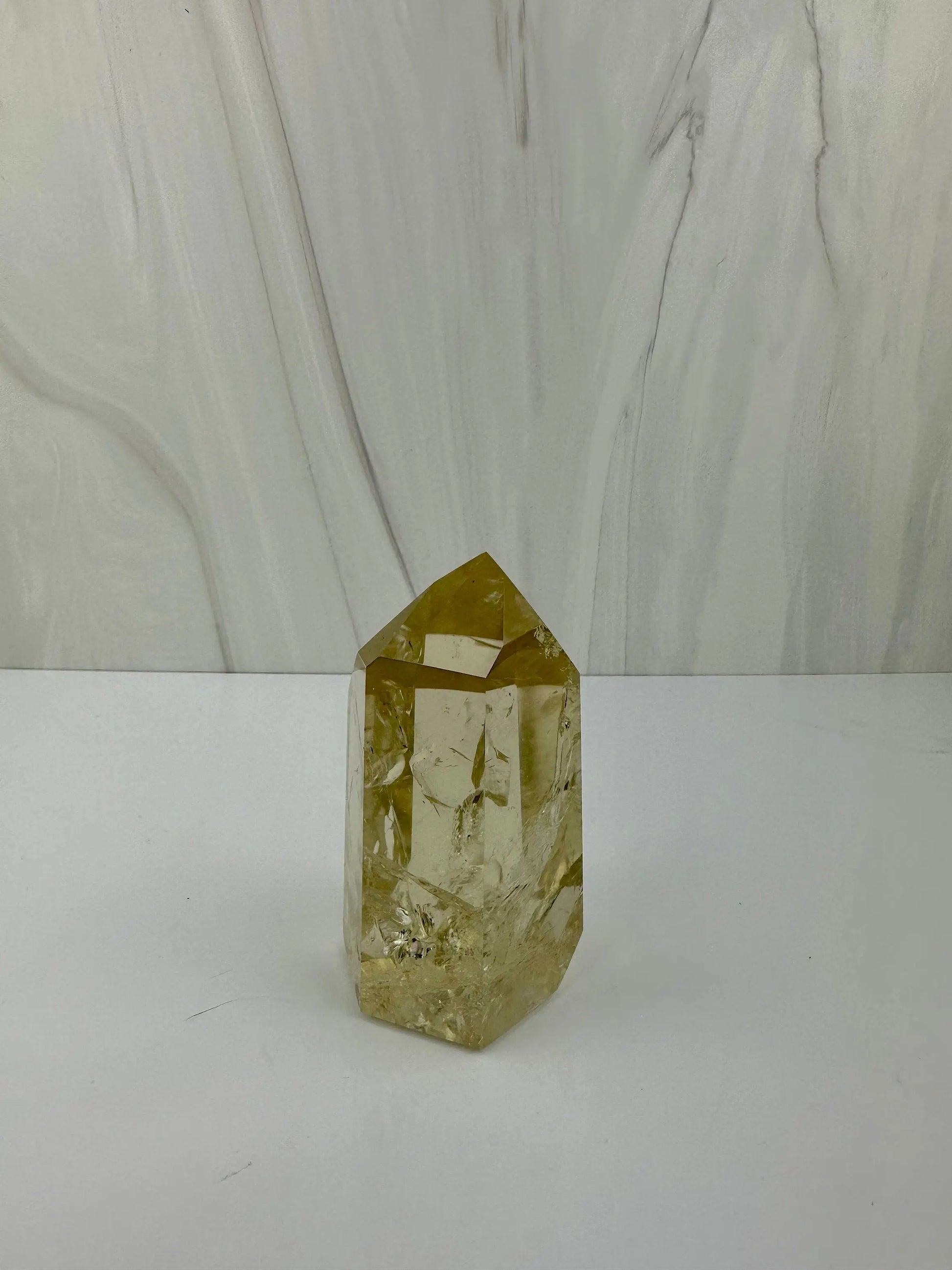 Natural Citrine with rainbows 3.86 inches tall OakrivercrystalsCo