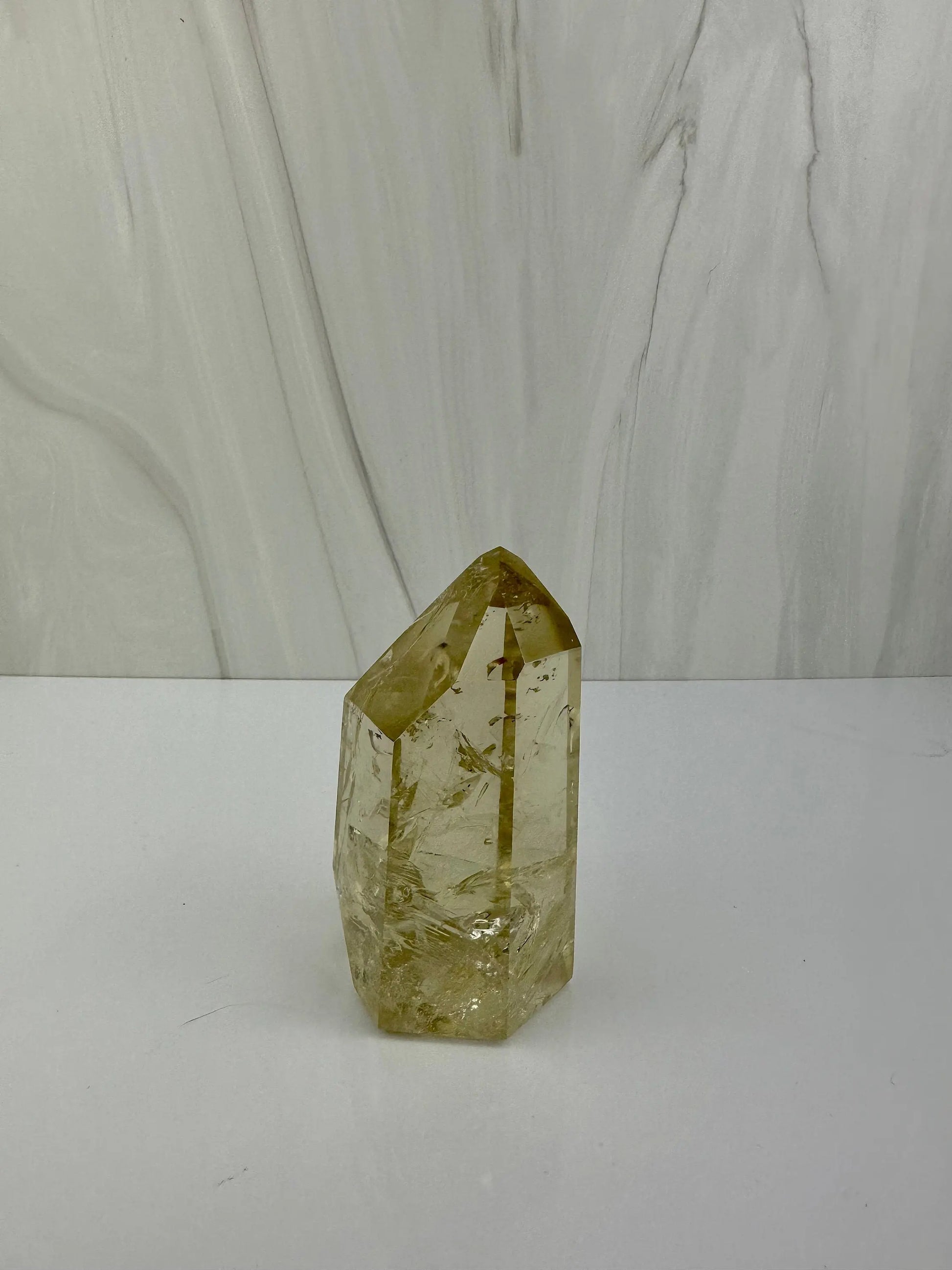 Natural Citrine with rainbows 3.86 inches tall OakrivercrystalsCo