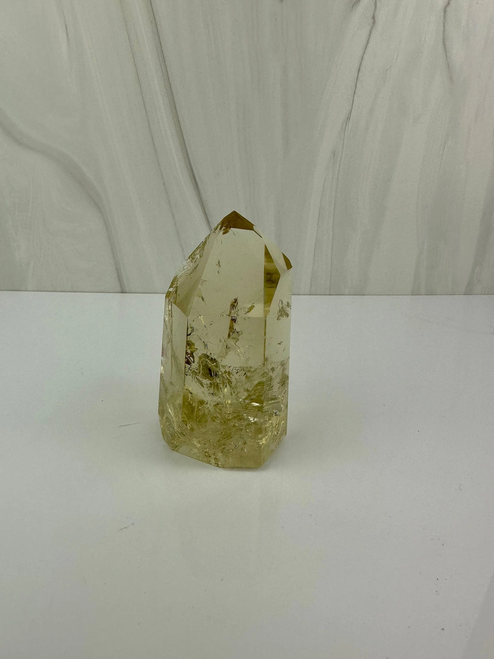 Natural Citrine with rainbows 3.86 inches tall OakrivercrystalsCo