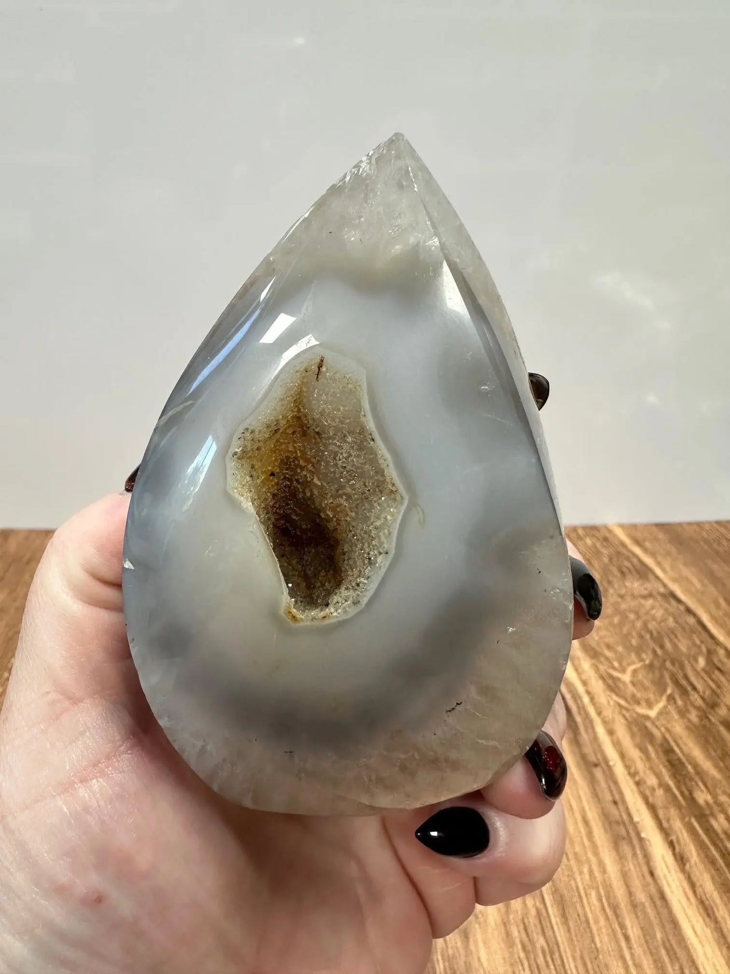 Druzy Agate Flame Polished Crystal #2 Oakriver Crystals