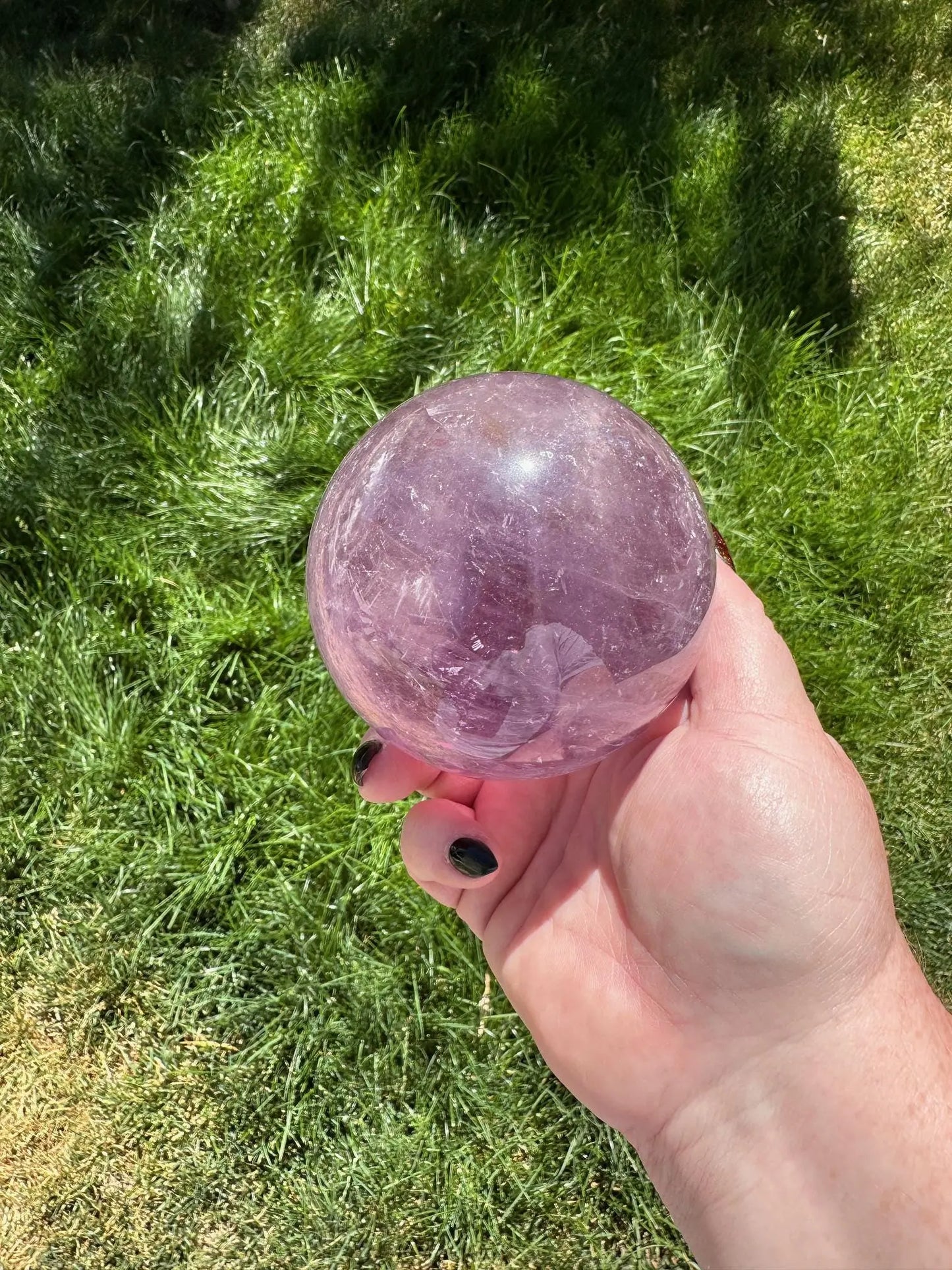 High quality Amethyst Sphere 3.5 inches diameter Oakriver Crystals