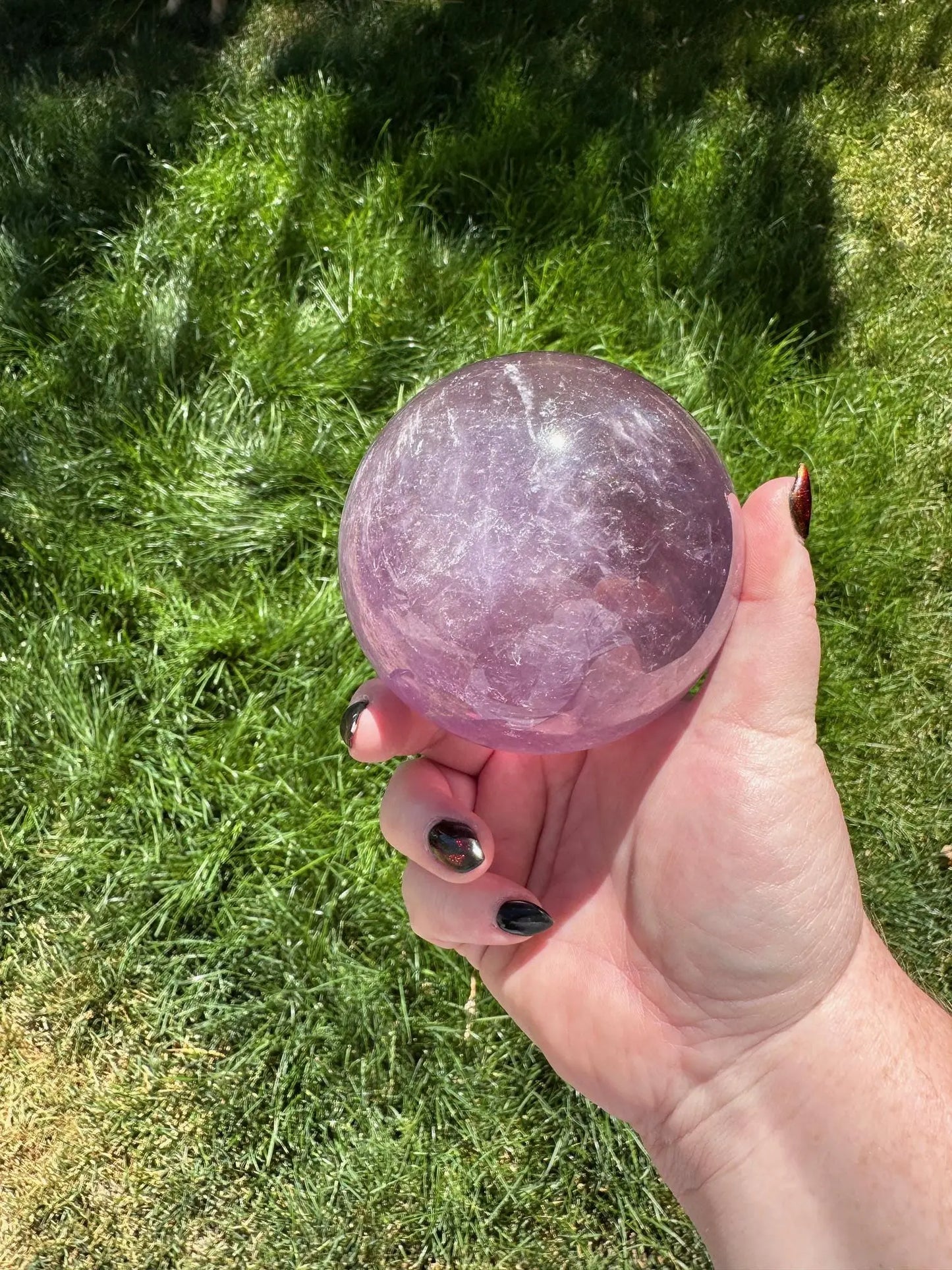 High quality Amethyst Sphere 3.5 inches diameter Oakriver Crystals