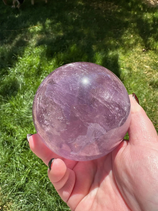 High quality Amethyst Sphere 3.5 inches diameter Oakriver Crystals