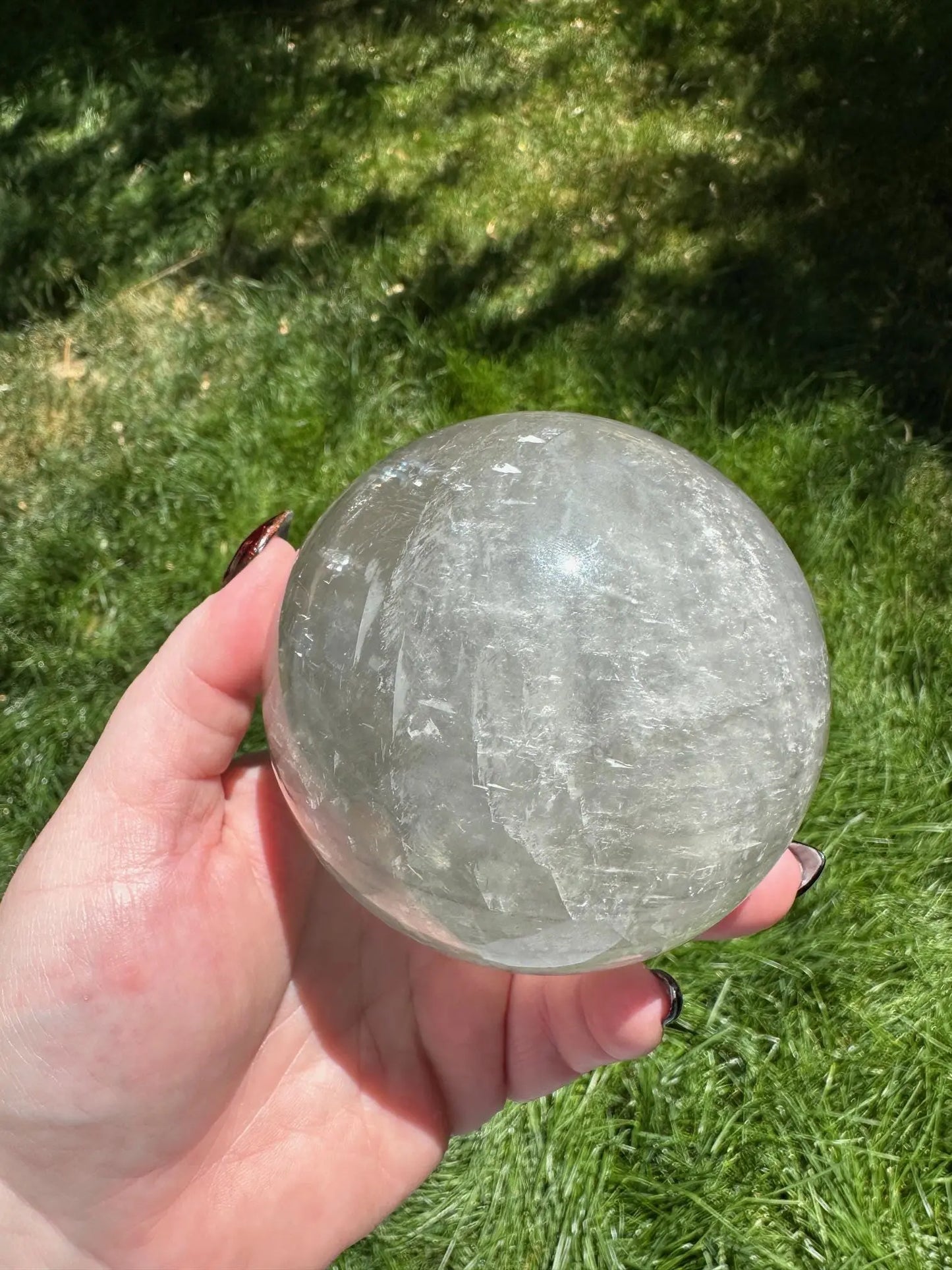 Optical Calcite Phantom Sphere 2+Lbs Oakriver Crystals