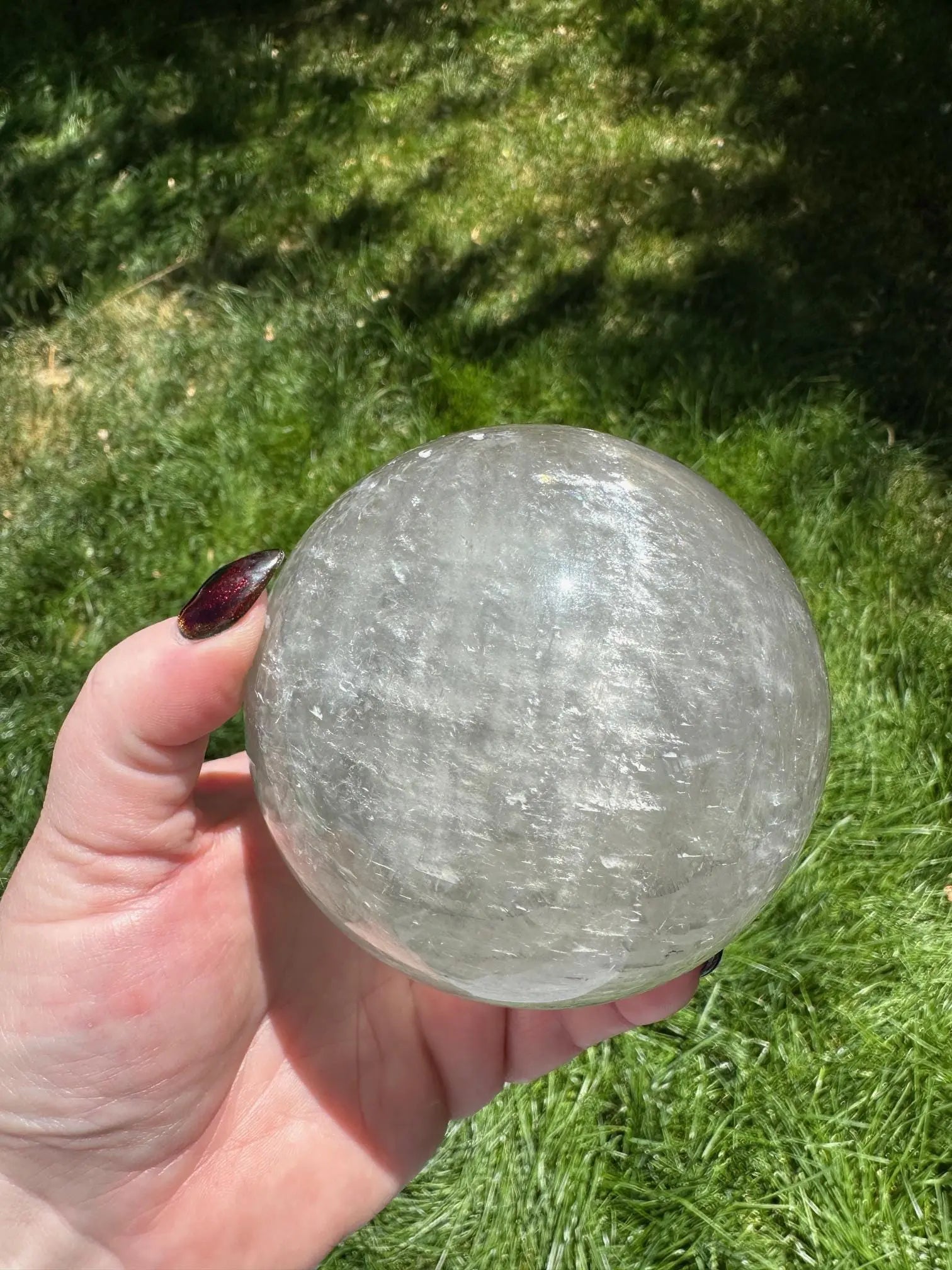 Optical Calcite Phantom Sphere 2+Lbs Oakriver Crystals