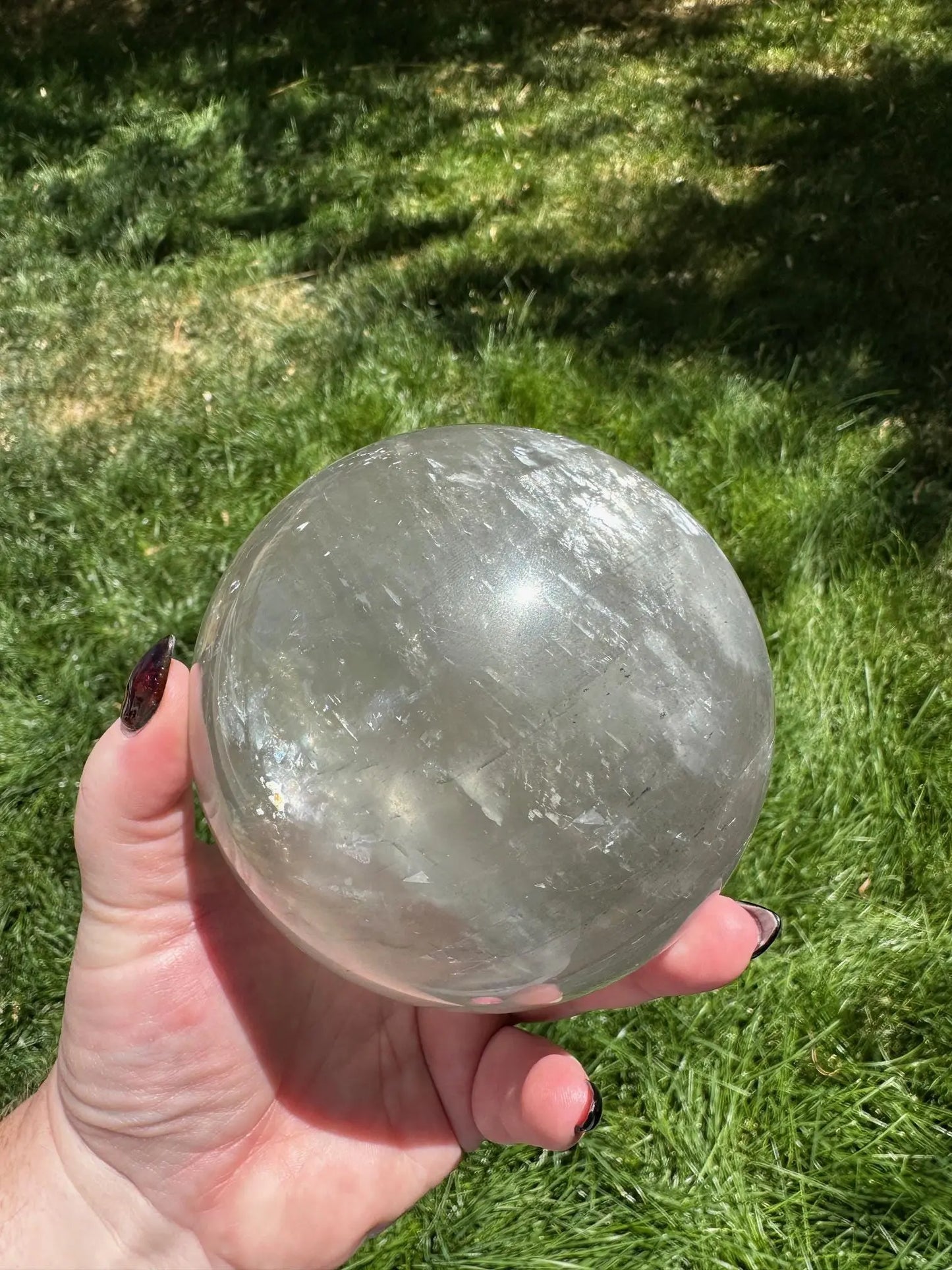 Optical Calcite Phantom Sphere 3+Lbs Oakriver Crystals