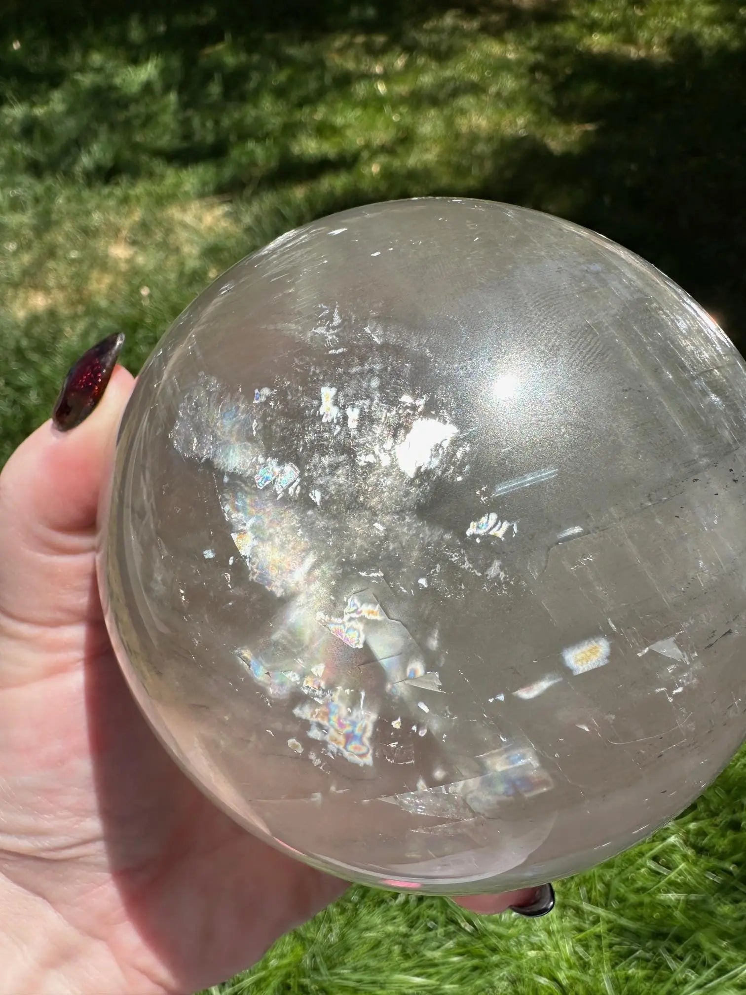 Optical Calcite Phantom Sphere 3+Lbs Oakriver Crystals