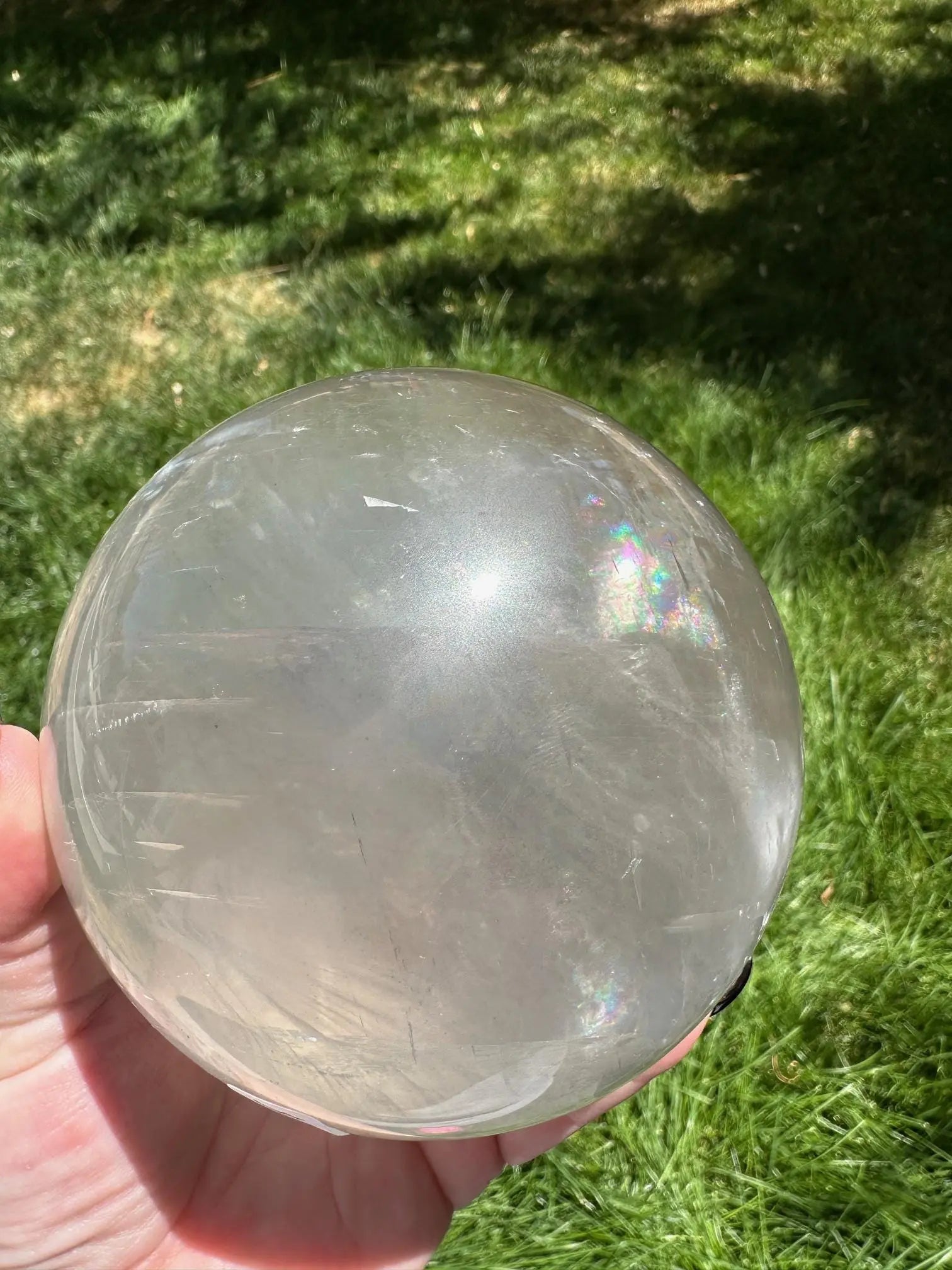 Optical Calcite Phantom Sphere 3+Lbs Oakriver Crystals