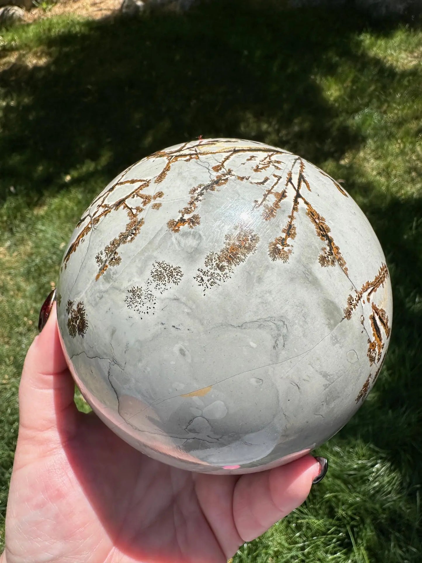 Picture Jasper Sphere 5lbs OakrivercrystalsCo