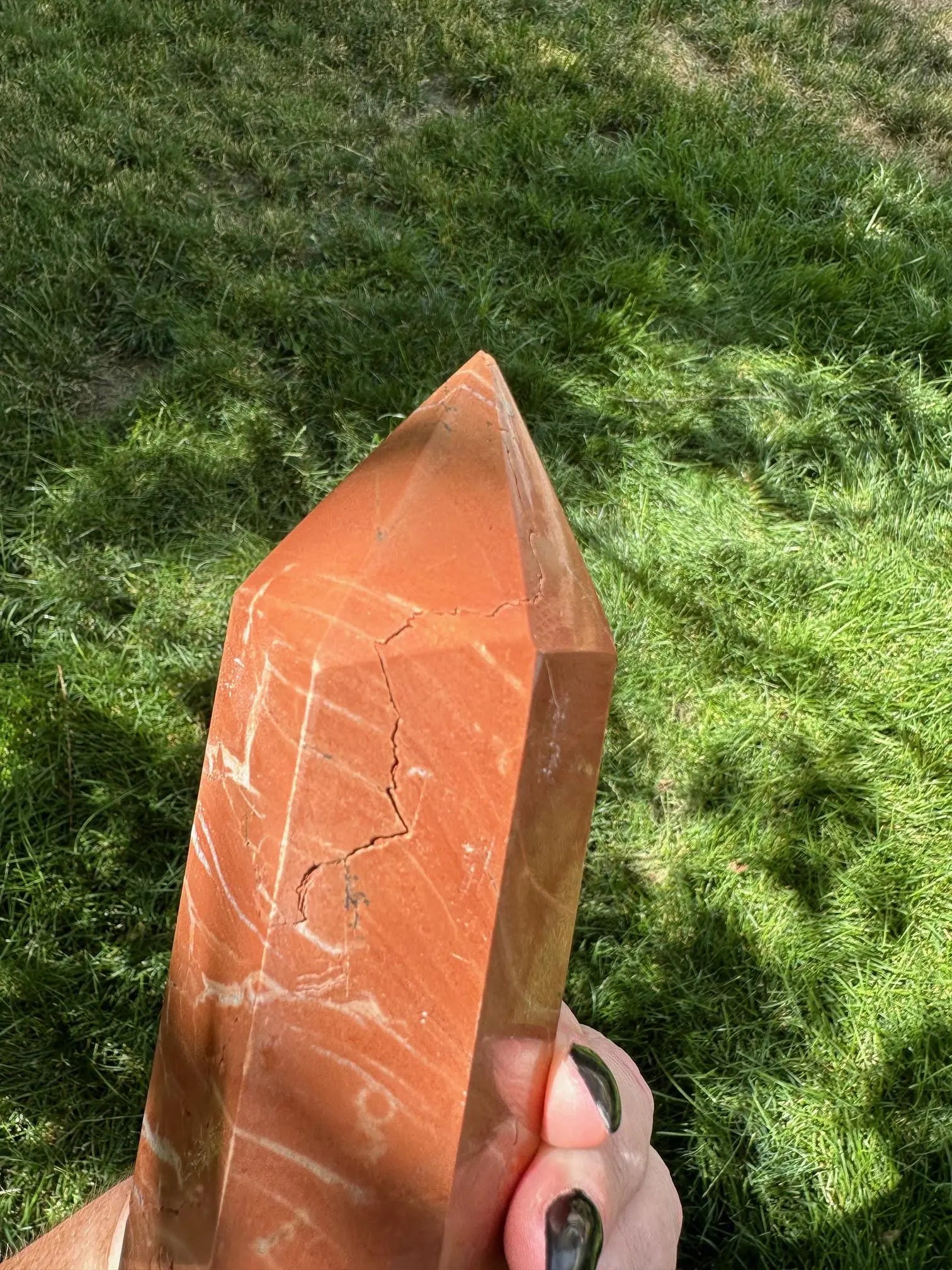 Red Jasper Tower 11 inches Oakriver Crystals