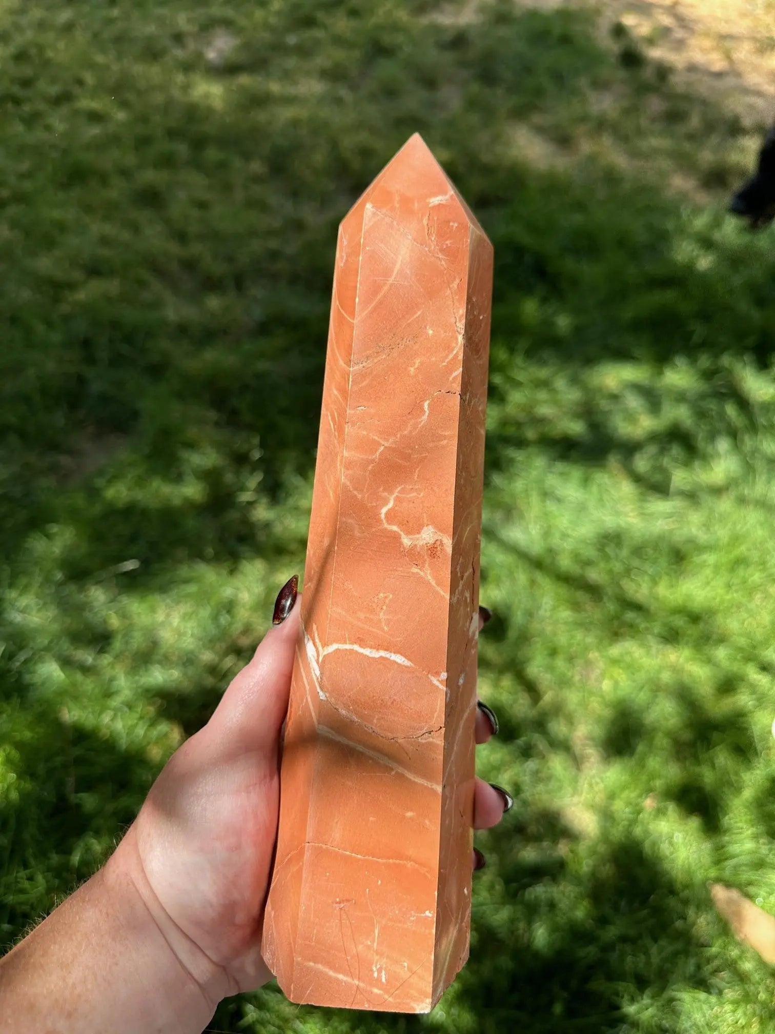 Red Jasper Tower 8 inches Oakriver Crystals