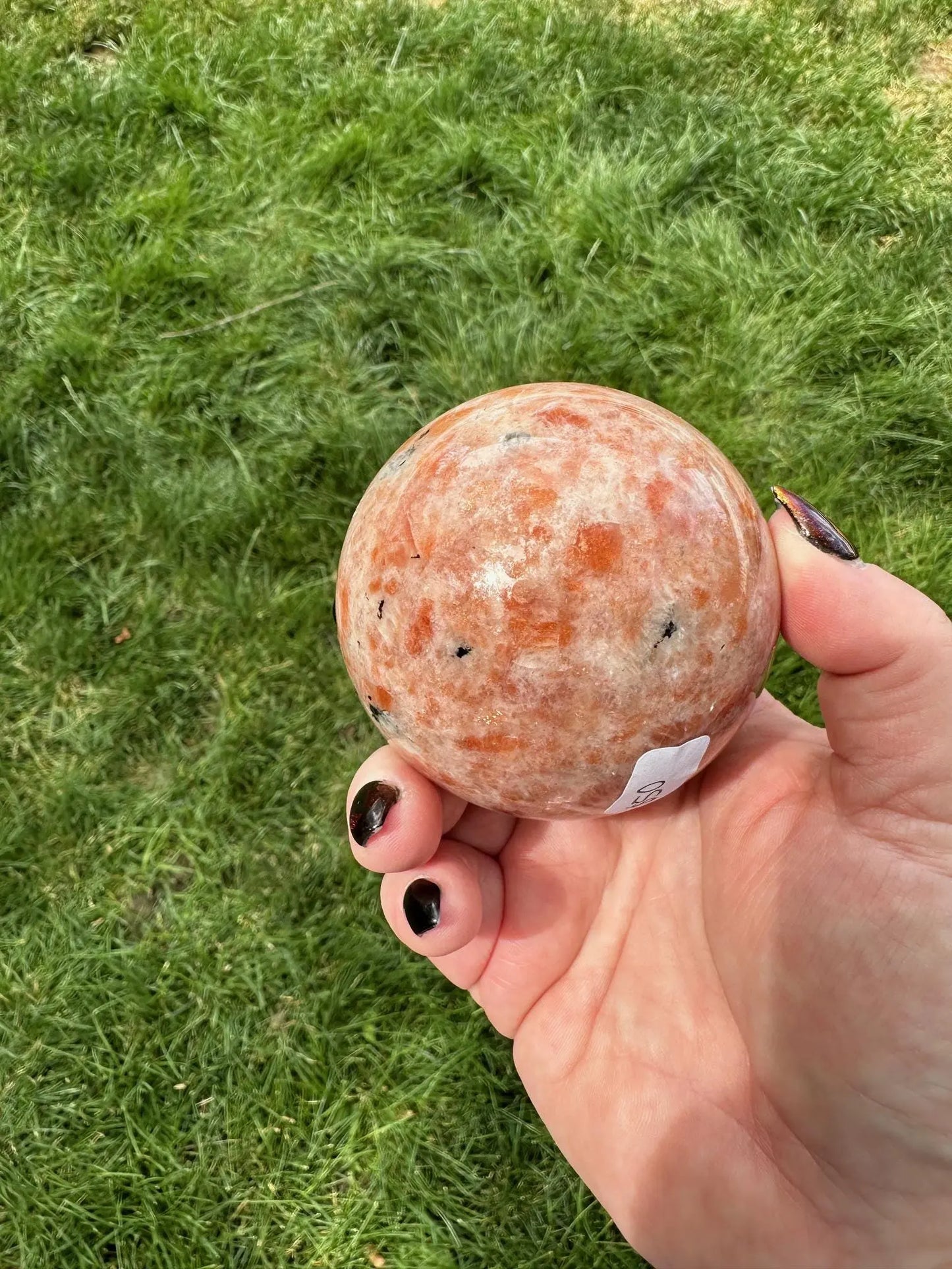 Glittering Sunstone Sphere Oakriver Crystals