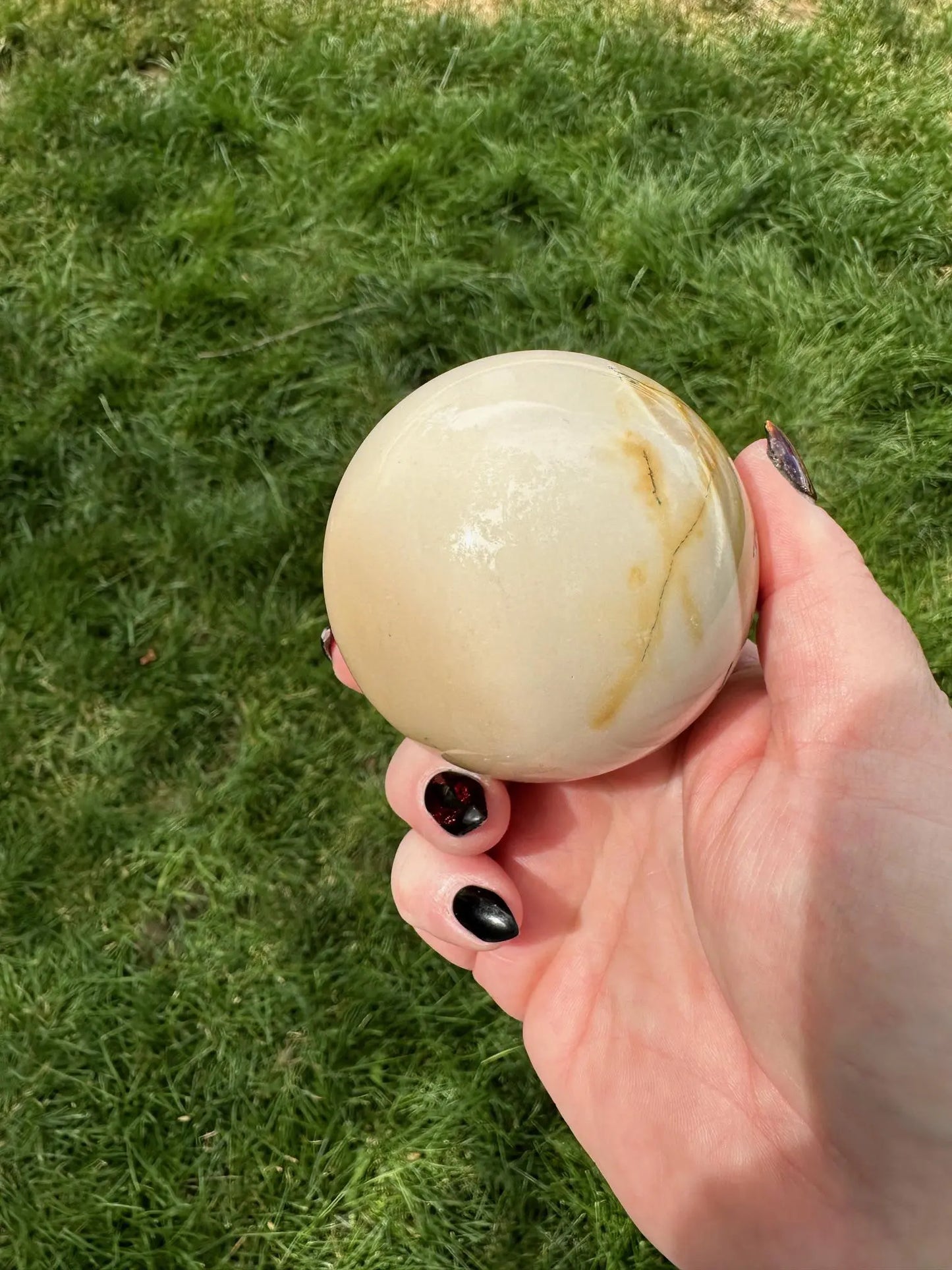 Dendritic Mookaite Jasper Sphere OakrivercrystalsCo