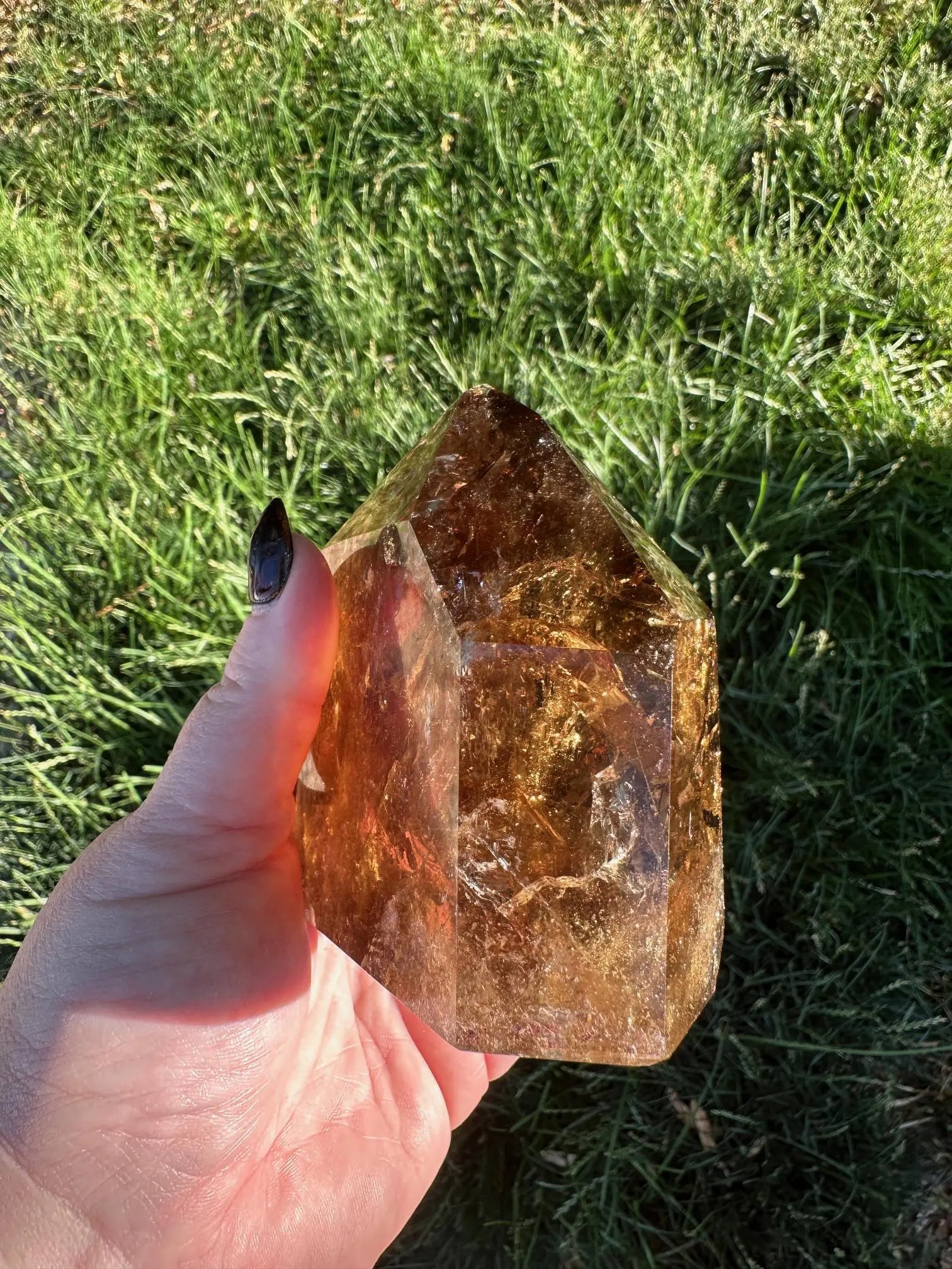 Smokey Quartz tower 4 Inches tall Oakriver Crystals