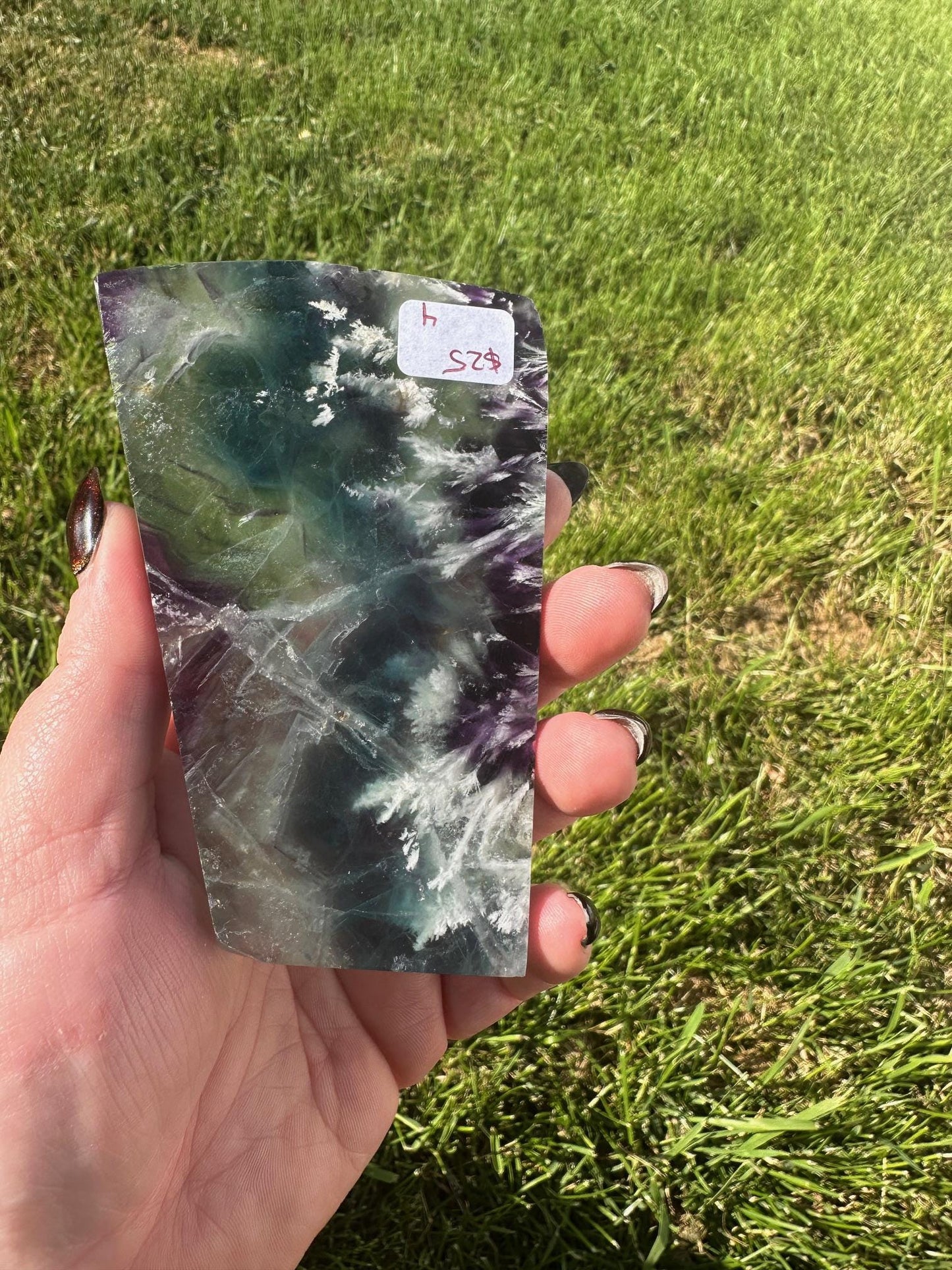 Snowflake Fluorite Slab 7oz #4