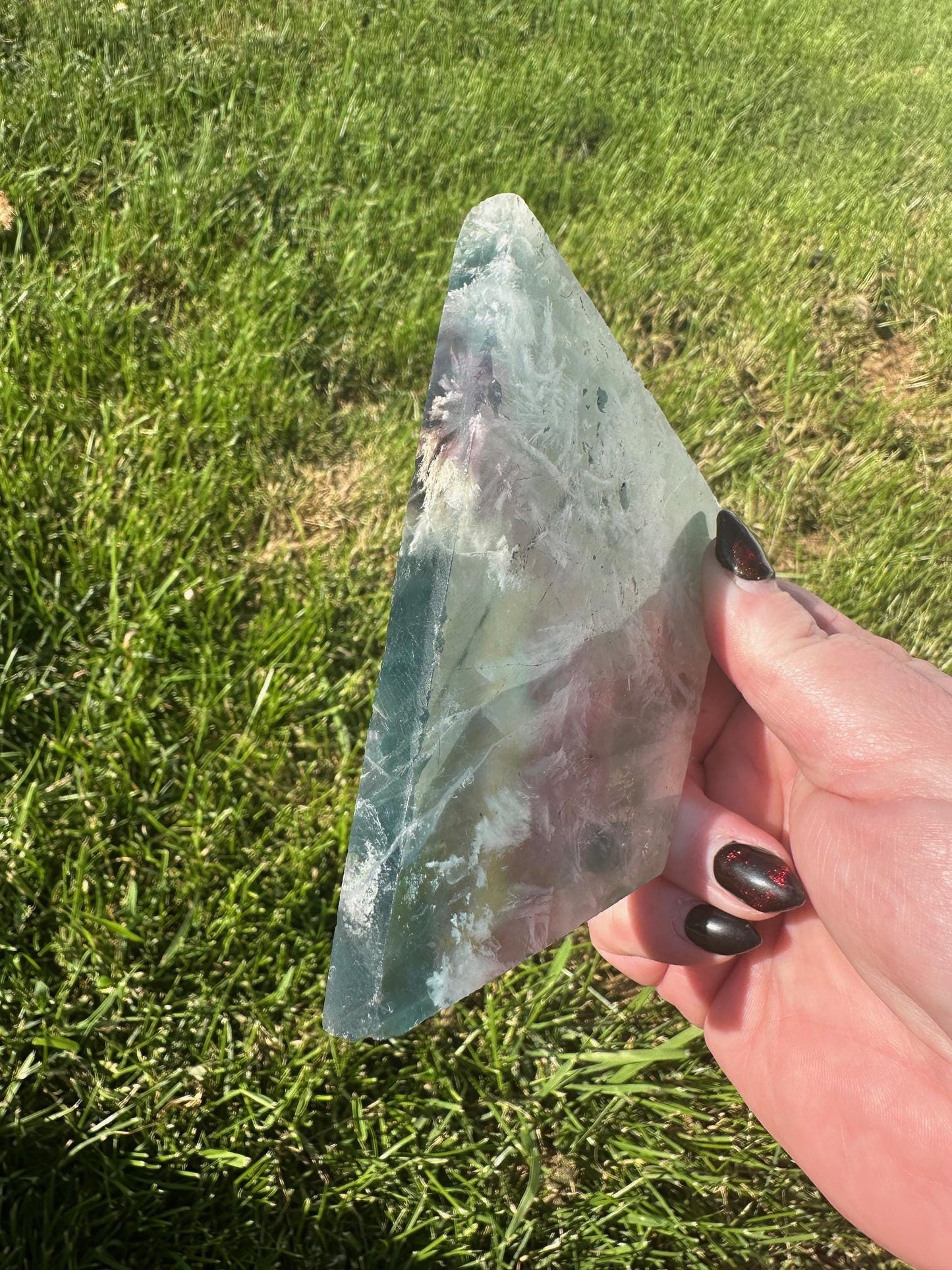 Snowflake Fluorite Slab 8 oz #3