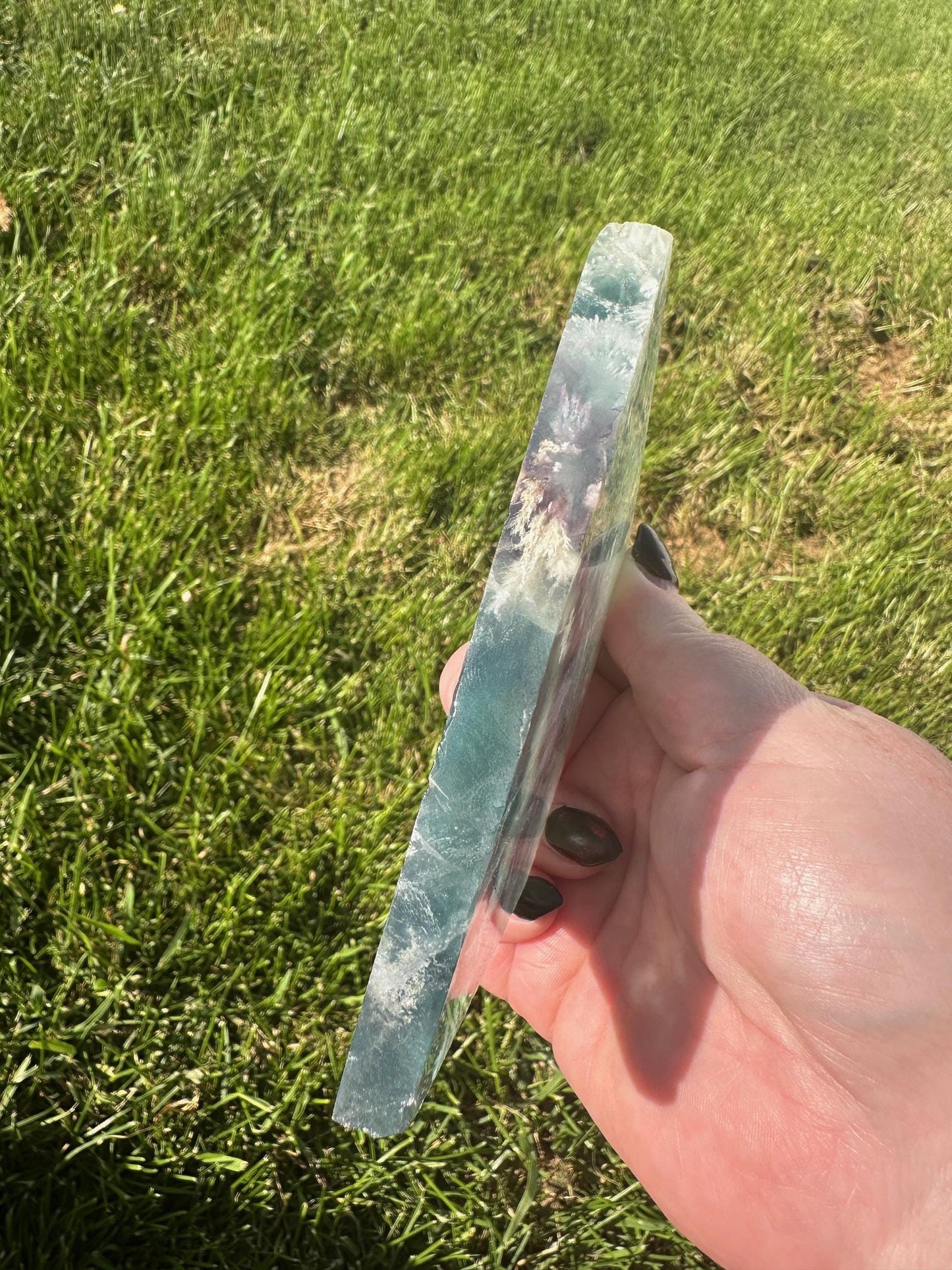 Snowflake Fluorite Slab 8 oz #3