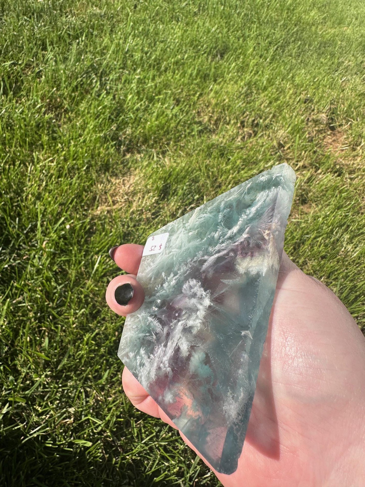 Snowflake Fluorite Slab 8 oz #3