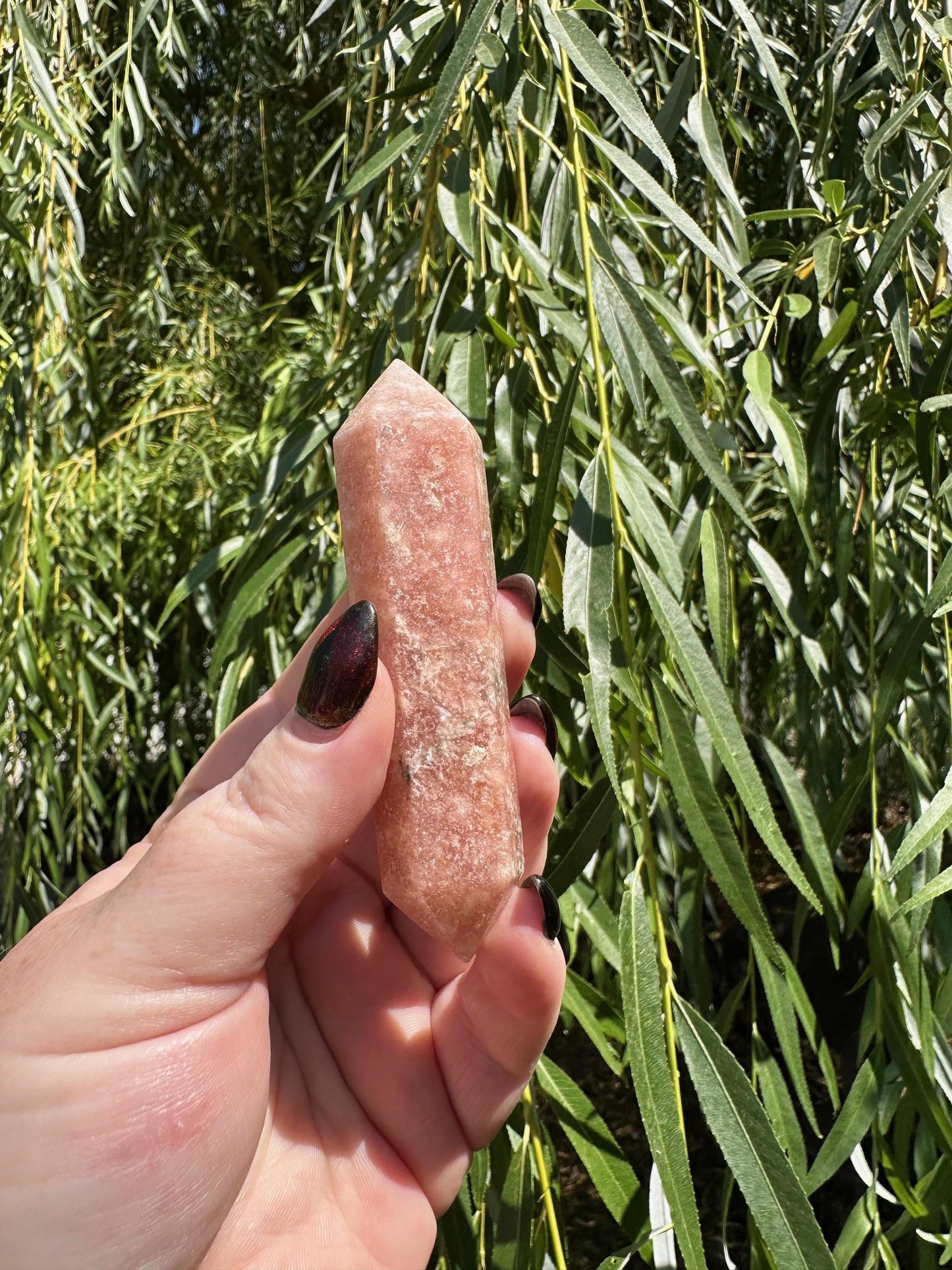 Double Terminated Druzy Pink Amethyst – 3 Inches Long, 3 oz #2