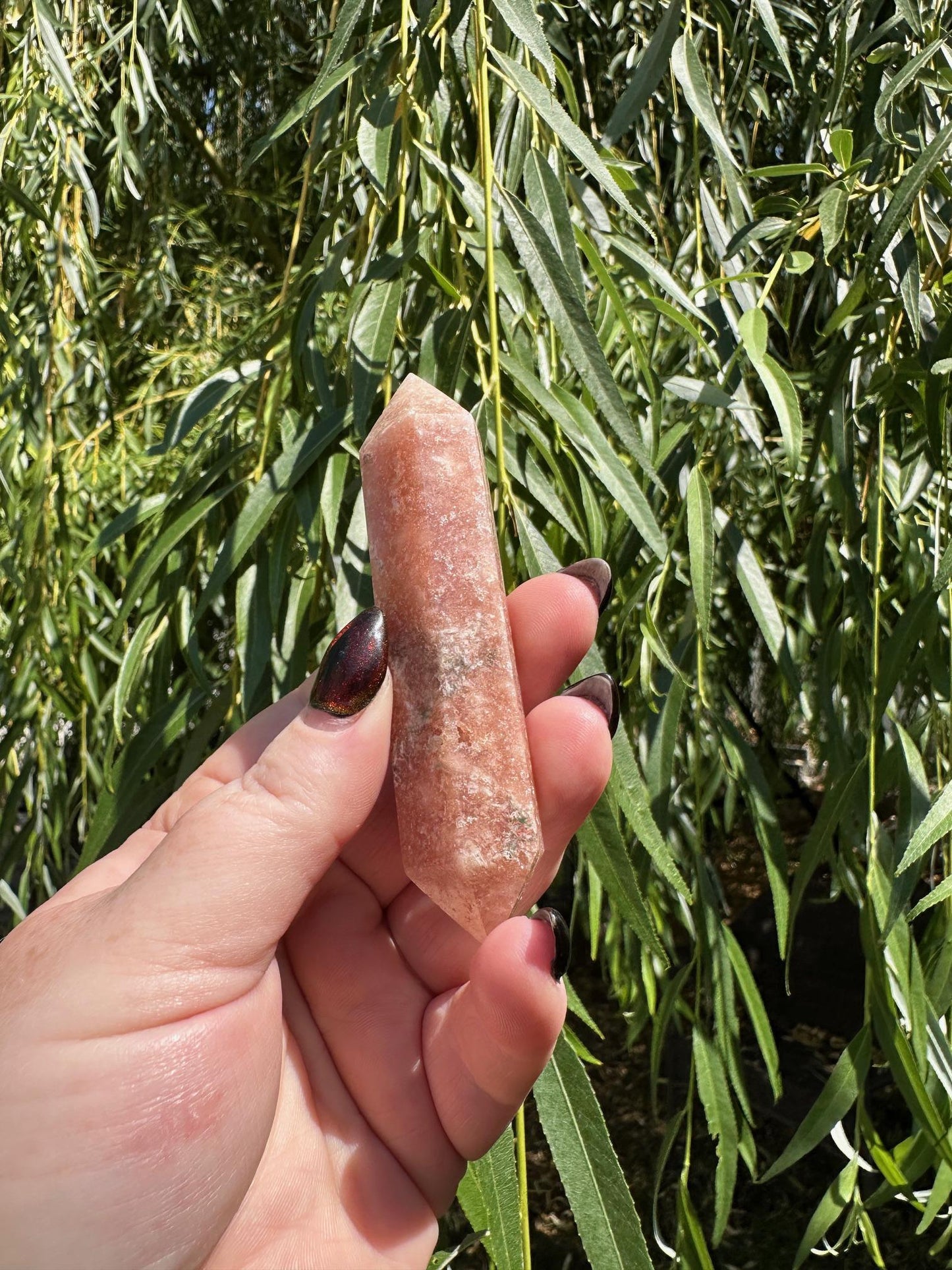 Double Terminated Druzy Pink Amethyst – 3 Inches Long, 3 oz #2