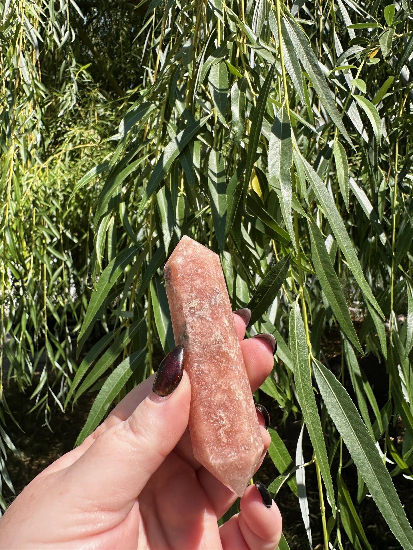 Double Terminated Druzy Pink Amethyst – 3 Inches Long, 3 oz #2