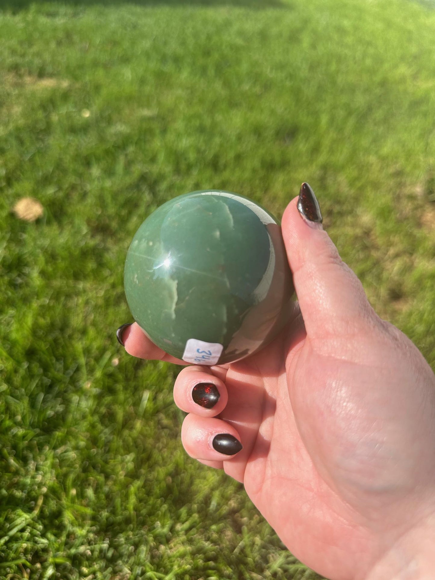 Green Adventurine Sphere 2.7 inch diameter