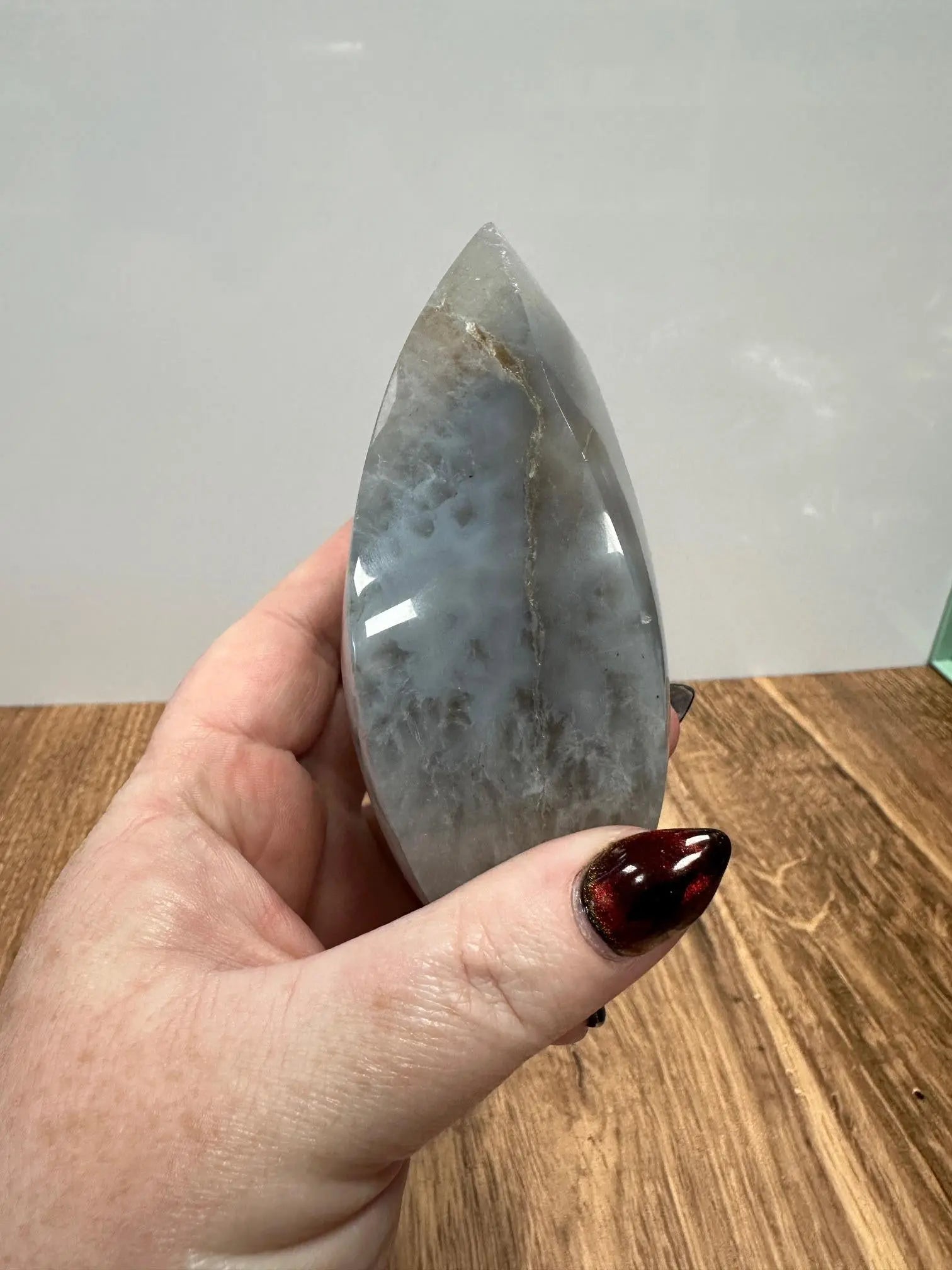 Druzy Agate Flame Polished Crystal #2 Oakriver Crystals