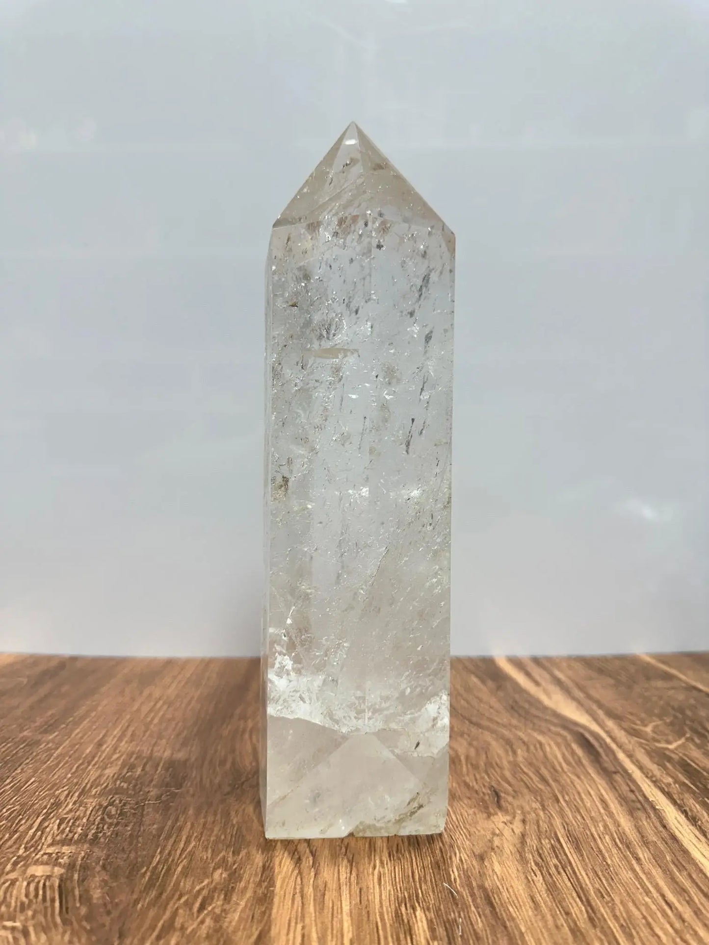 Crystal Clear XL Clear Quartz Tower 10.5 Inches Oakriver Crystals