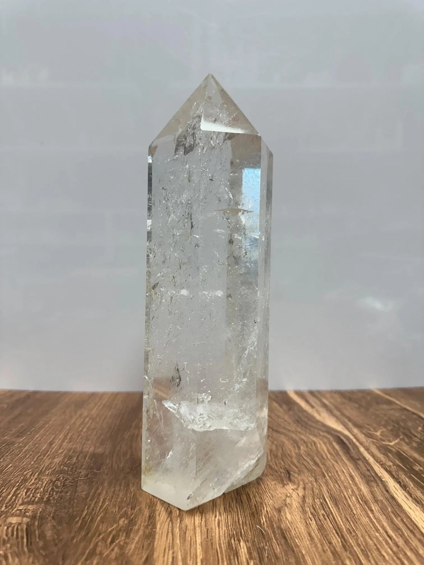 Crystal Clear XL Clear Quartz Tower 10.5 Inches Oakriver Crystals