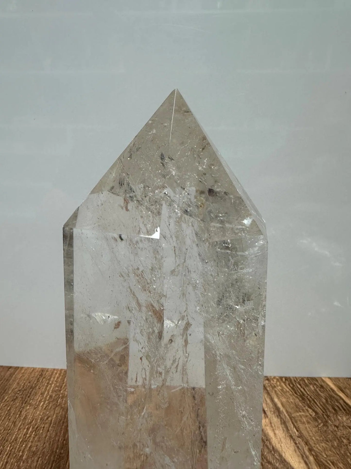 Crystal Clear XL Clear Quartz Tower 10.5 Inches Oakriver Crystals