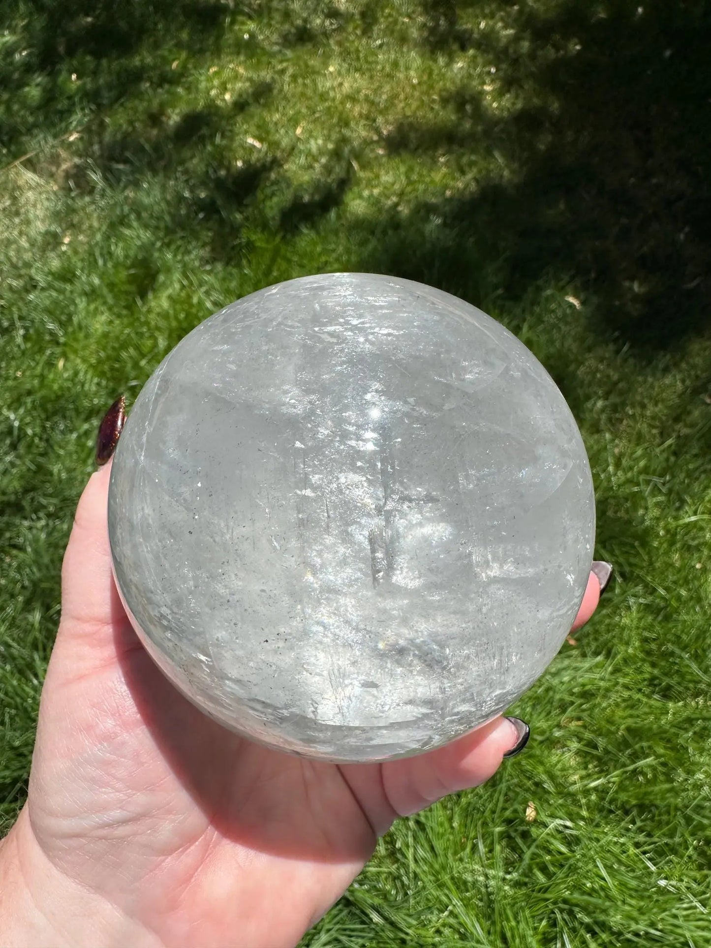 Optical Calcite Phantom Sphere 3+Lbs #1 Oakriver Crystals