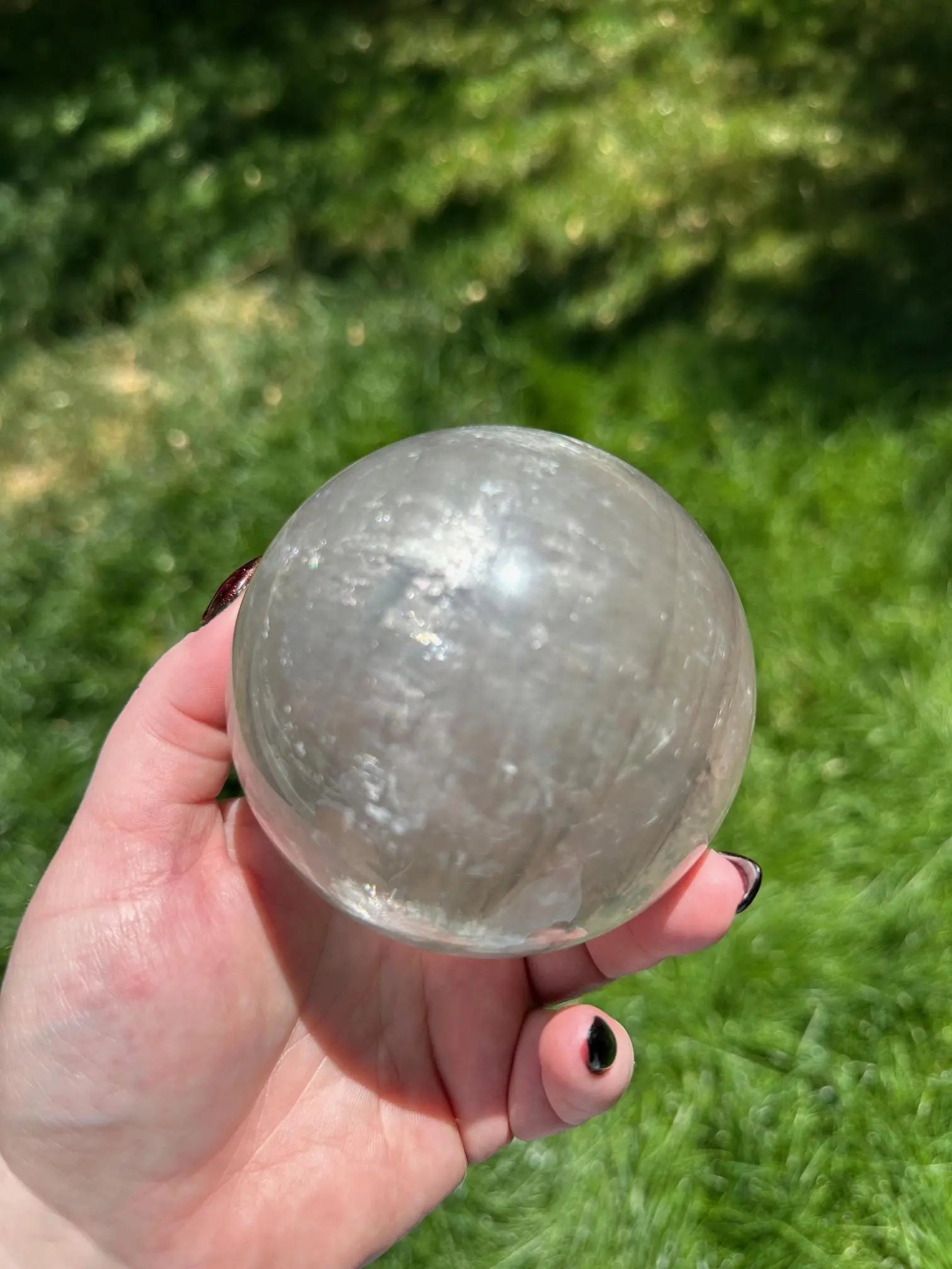 Optical Calcite Phantom Sphere 2+Lbs Oakriver Crystals