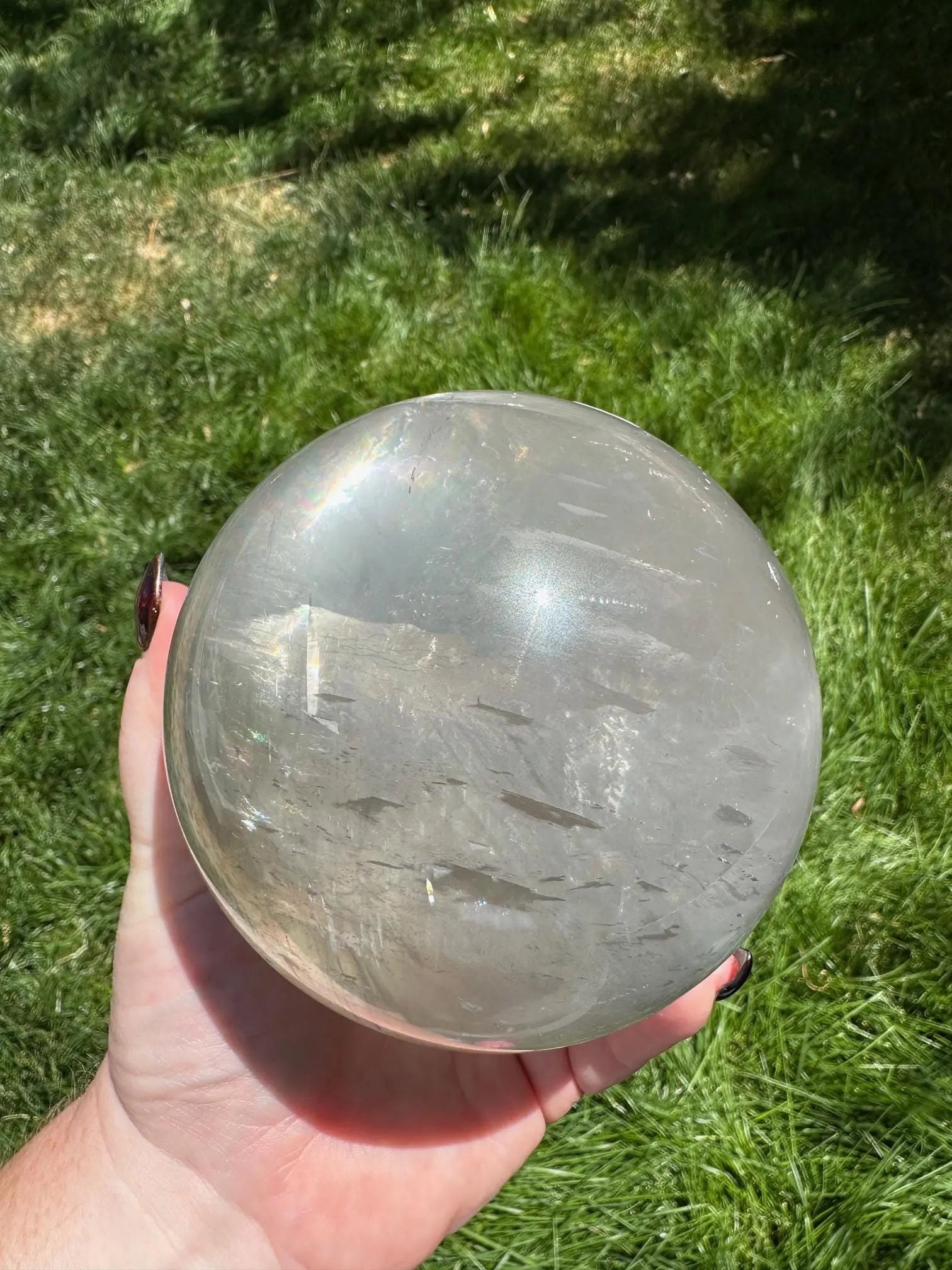 Optical Calcite Phantom Sphere 3+Lbs Oakriver Crystals