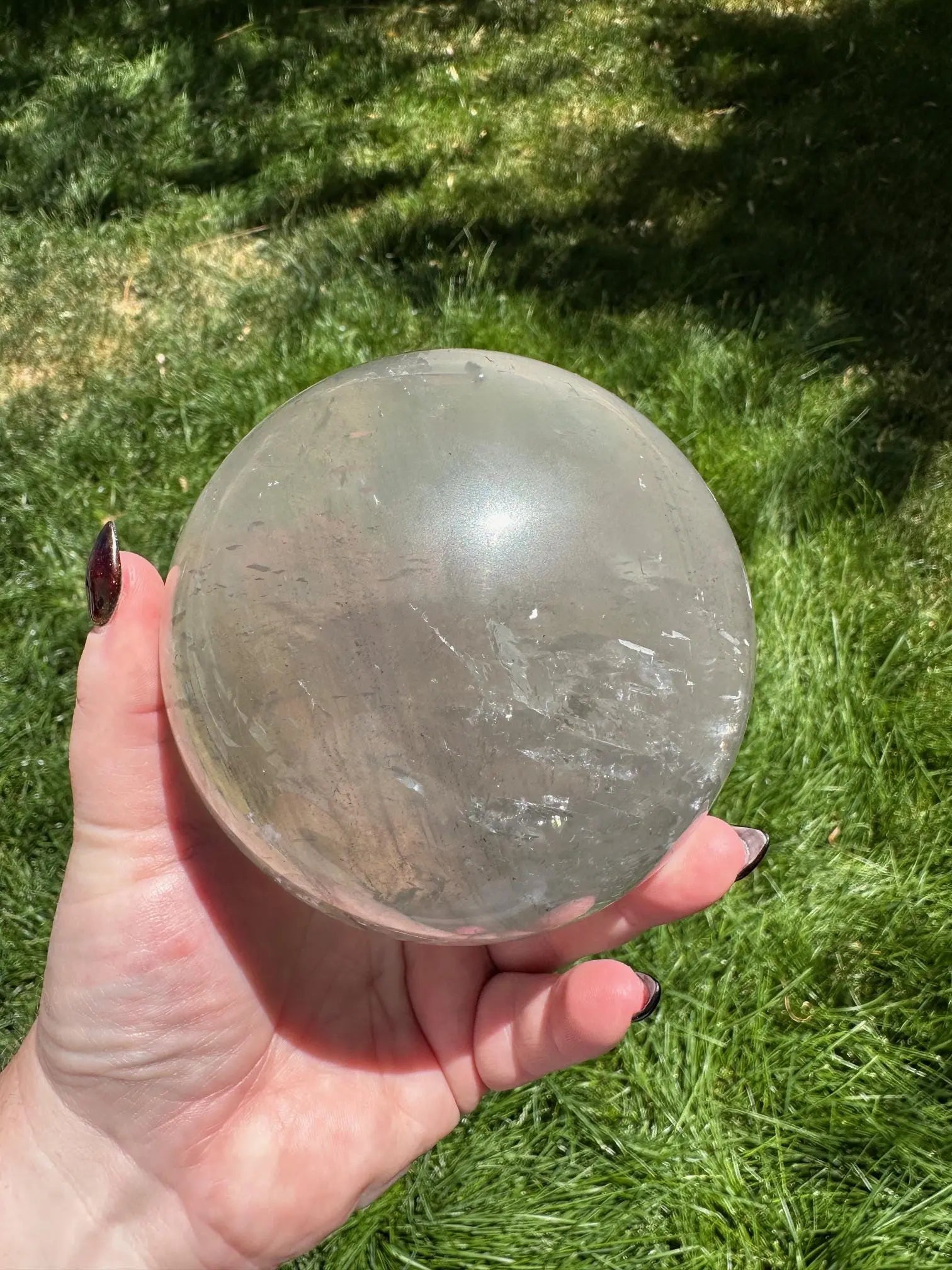 Optical Calcite Phantom Sphere 3+Lbs Oakriver Crystals