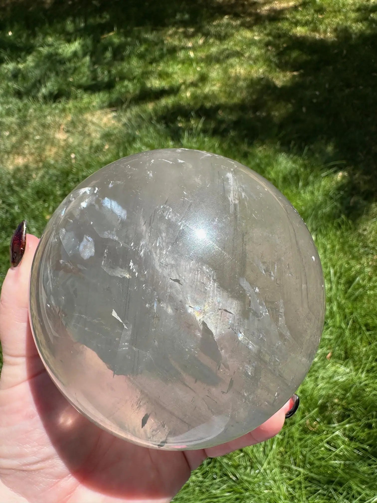 Optical Calcite Phantom Sphere 3+Lbs Oakriver Crystals