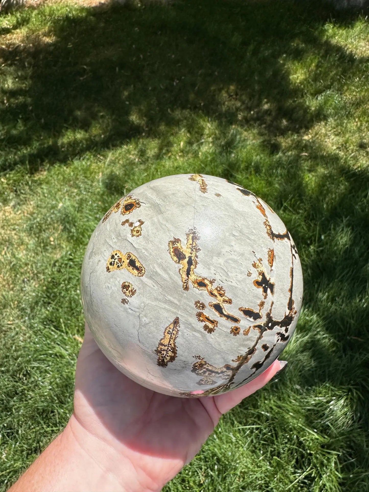 Picture Jasper Sphere 5lbs OakrivercrystalsCo