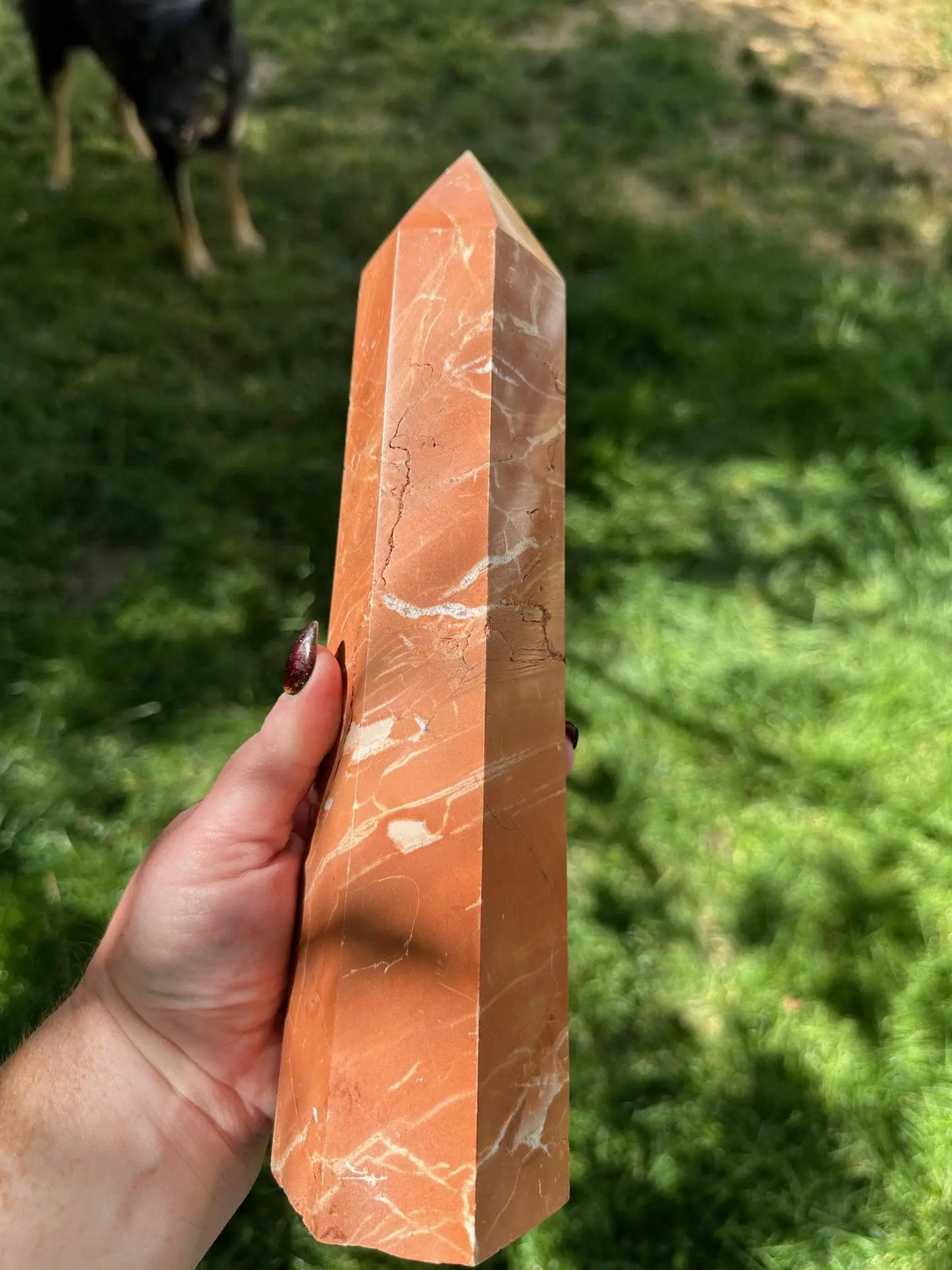 Red Jasper Tower 8 inches Oakriver Crystals