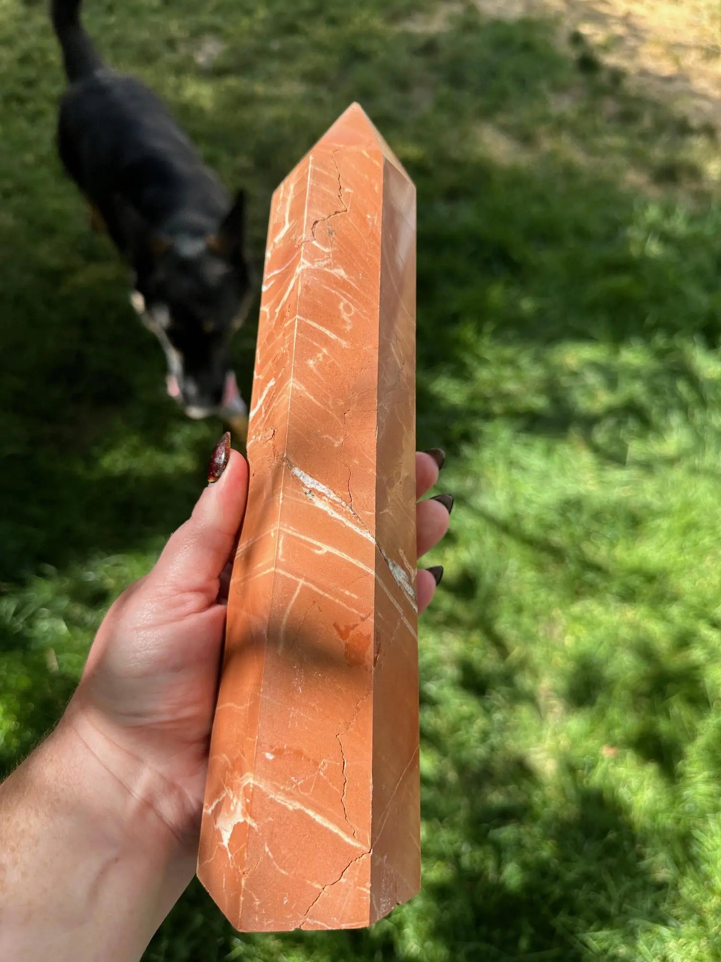 Red Jasper Tower 8 inches Oakriver Crystals