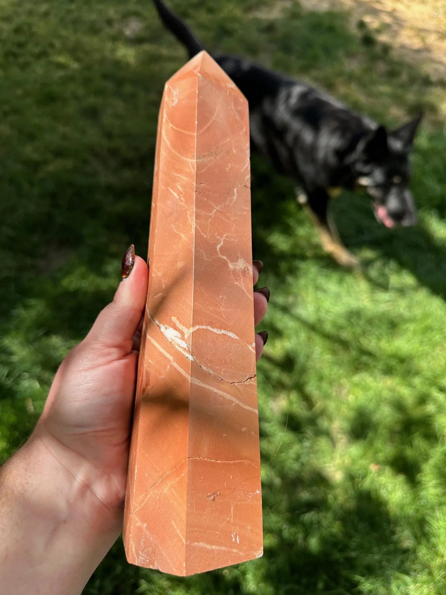 Red Jasper Tower 11 inches Oakriver Crystals