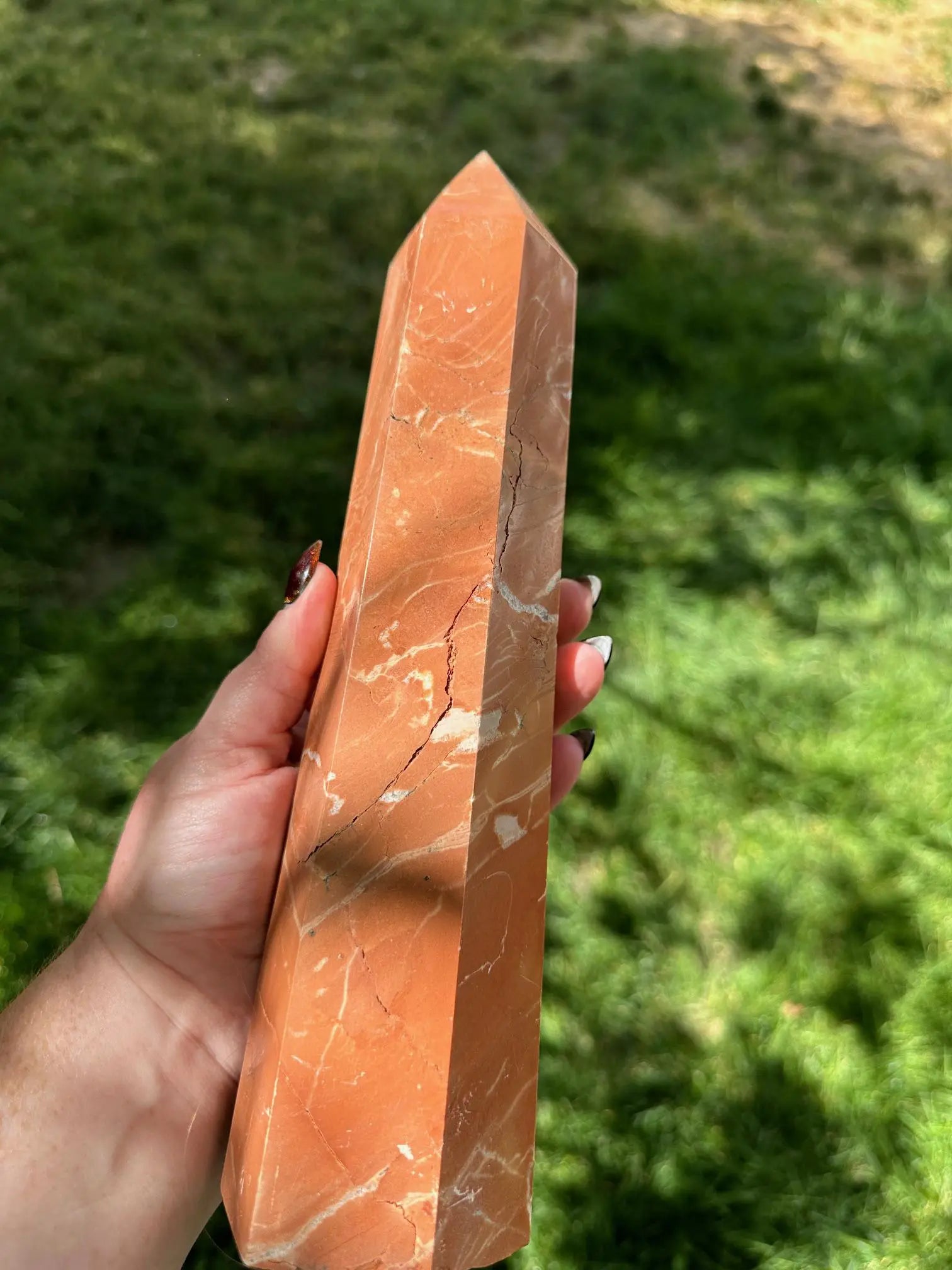 Red Jasper Tower 8 inches Oakriver Crystals