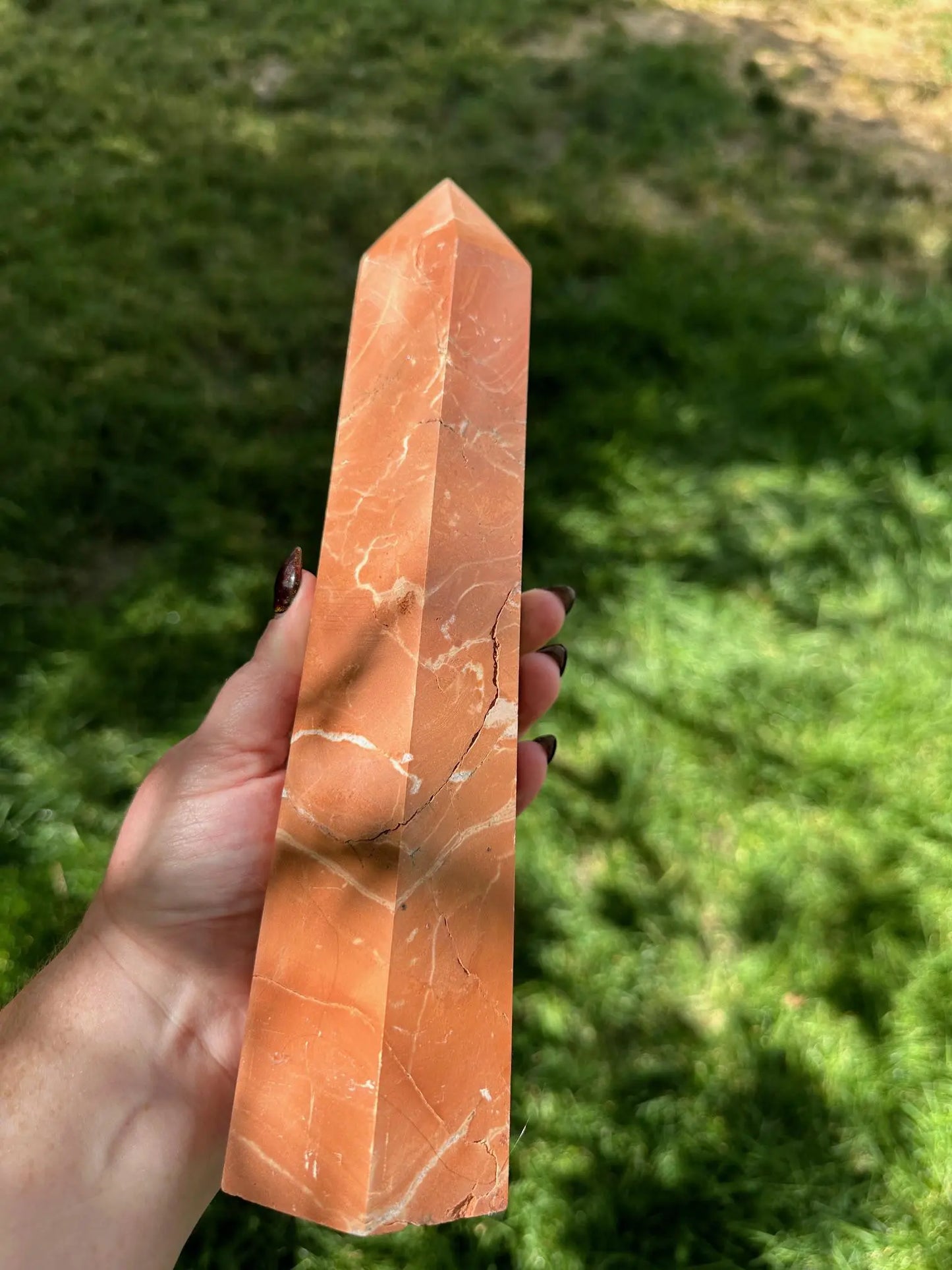 Red Jasper Tower 8 inches Oakriver Crystals