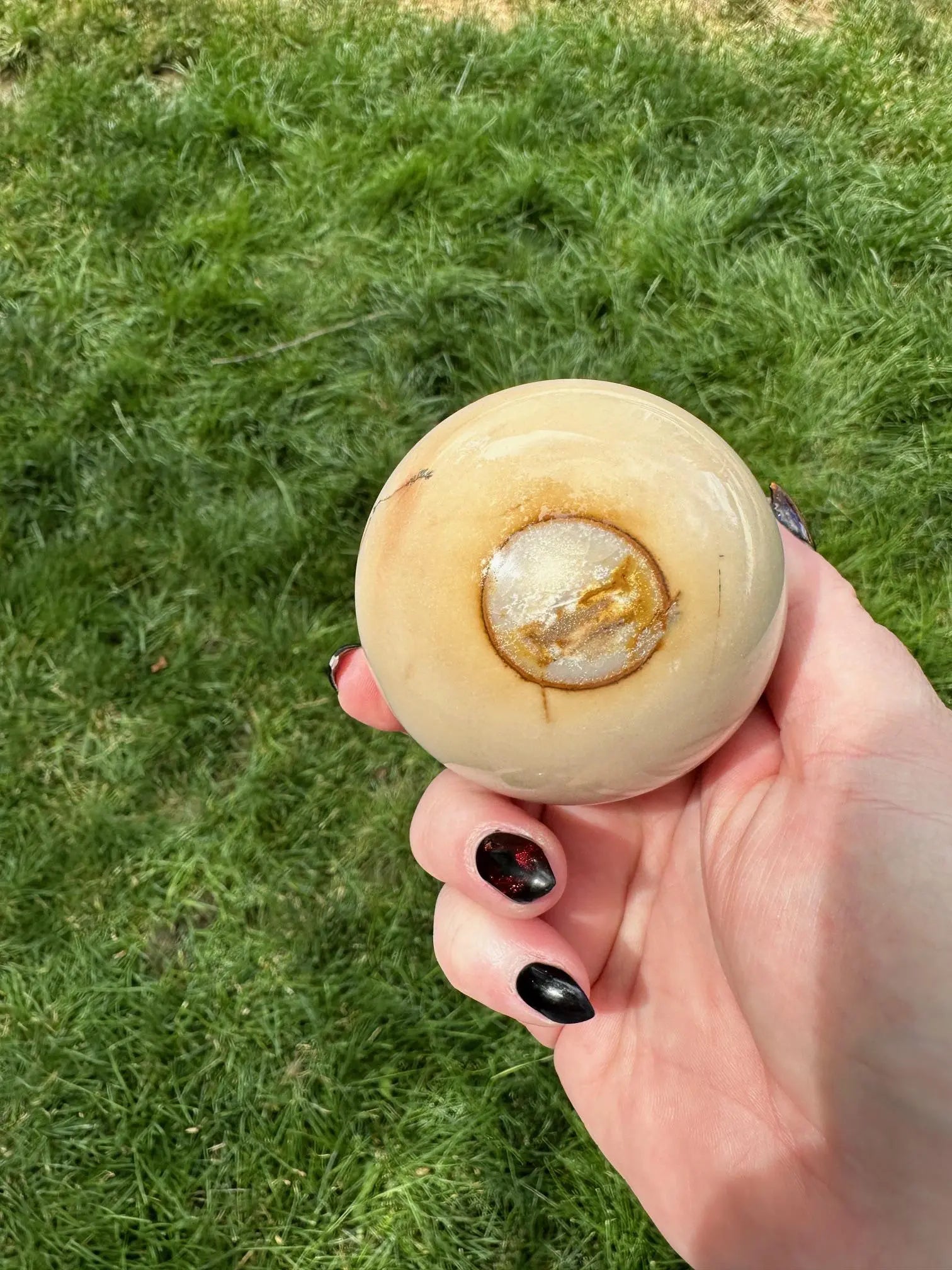 Dendritic Mookaite Jasper Sphere OakrivercrystalsCo