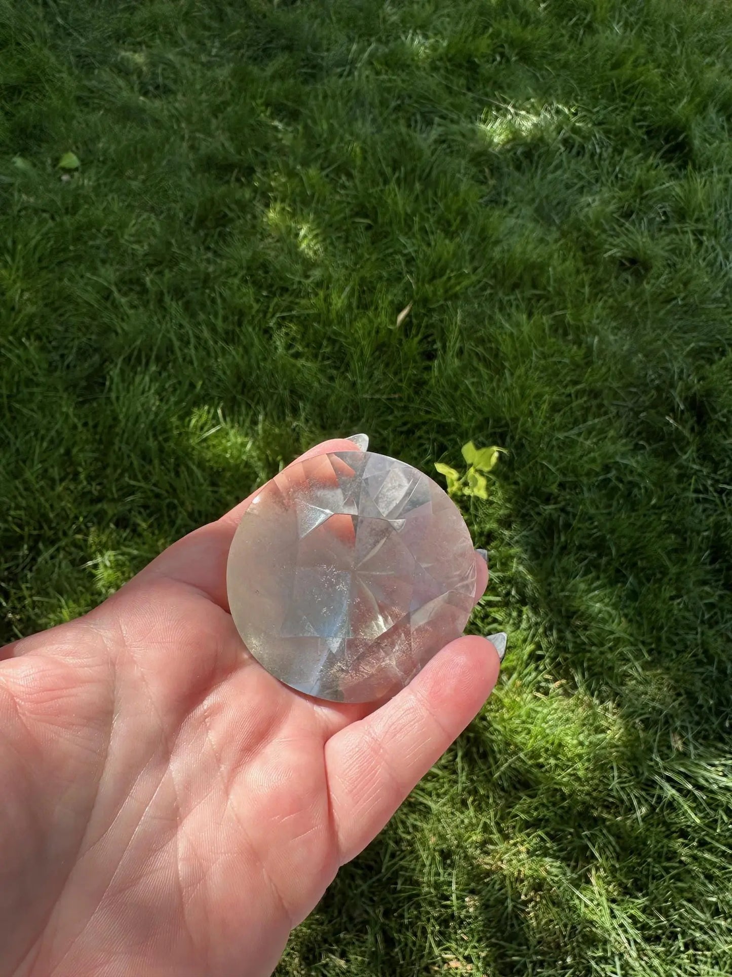 Faceted Quartz Diamond Cut OakrivercrystalsCo