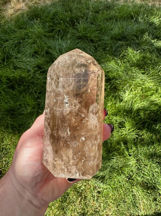 Smoky Quartz Brazilian Tower with Rainbows #2 Oakriver Crystals