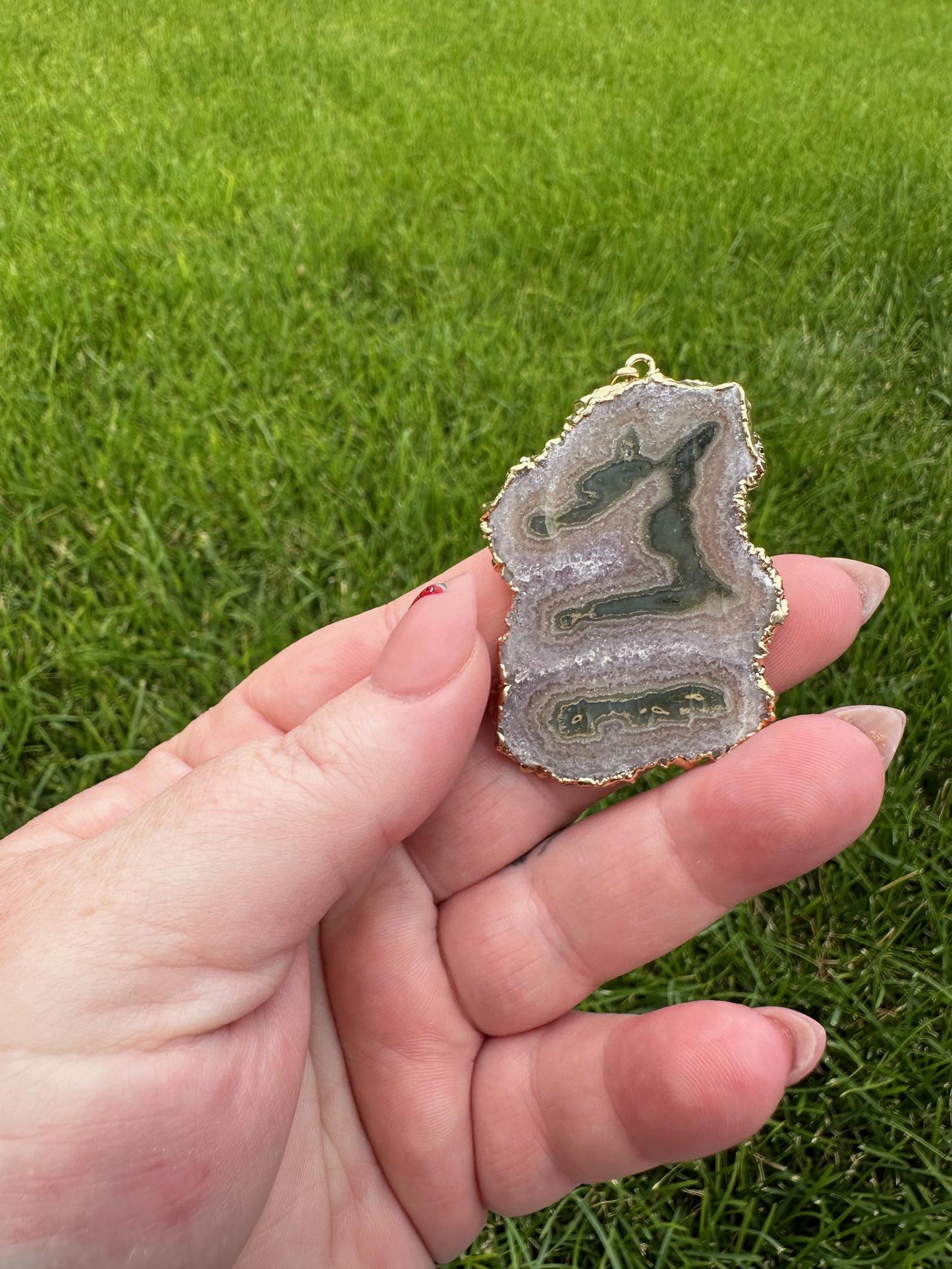 Amethyst Stalactite Pendant – 1.5 Inches Long – Unique and Healing Crystal Jewelry