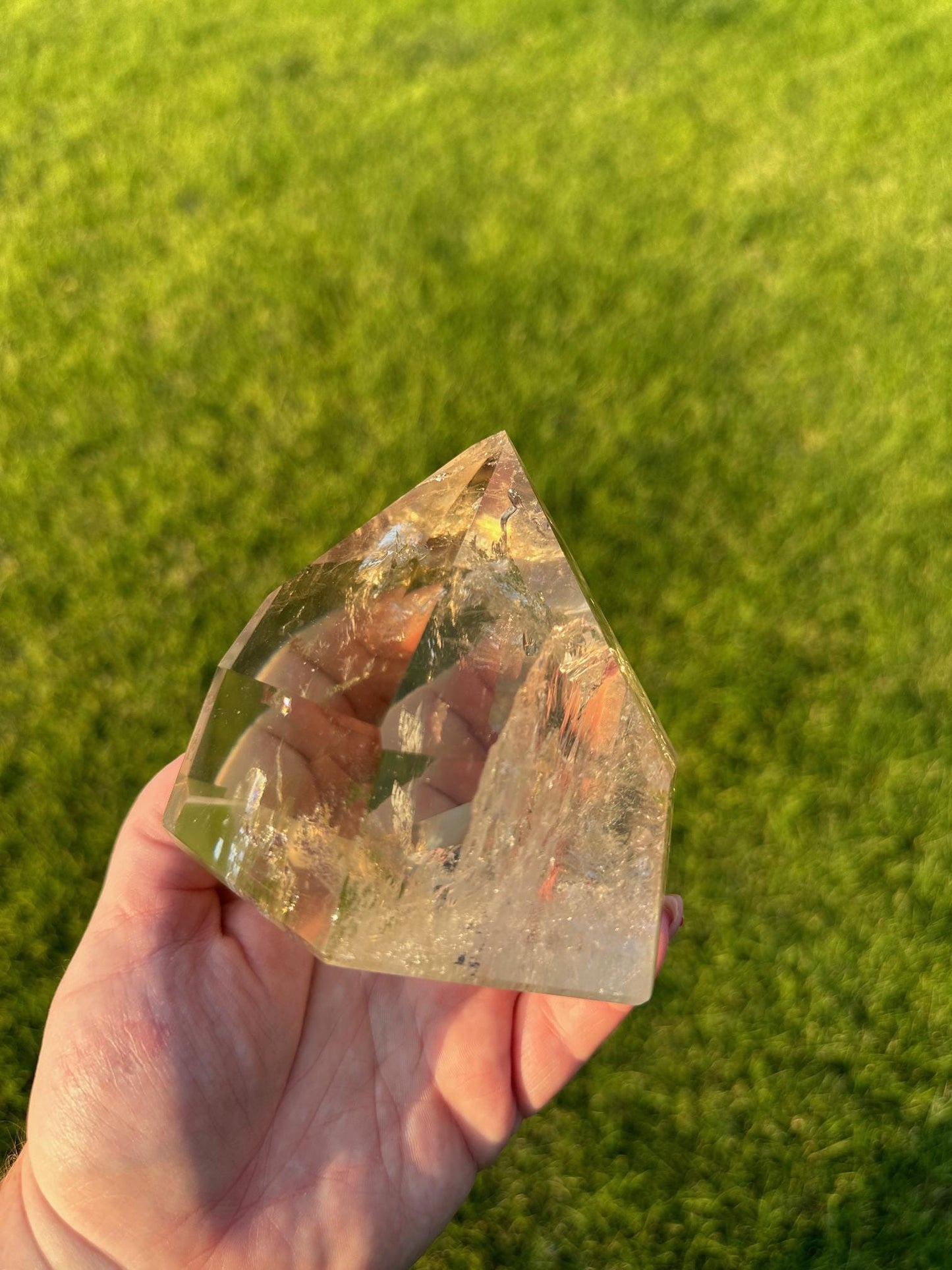 Extra Quality Natural Citrine from Brazil - 4 Inches Tall, 2lbs