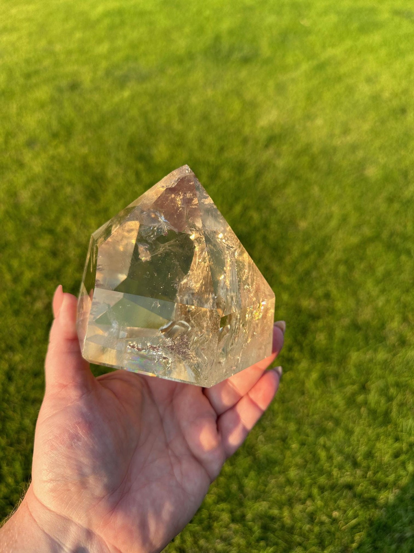 Extra Quality Natural Citrine from Brazil - 4 Inches Tall, 2lbs