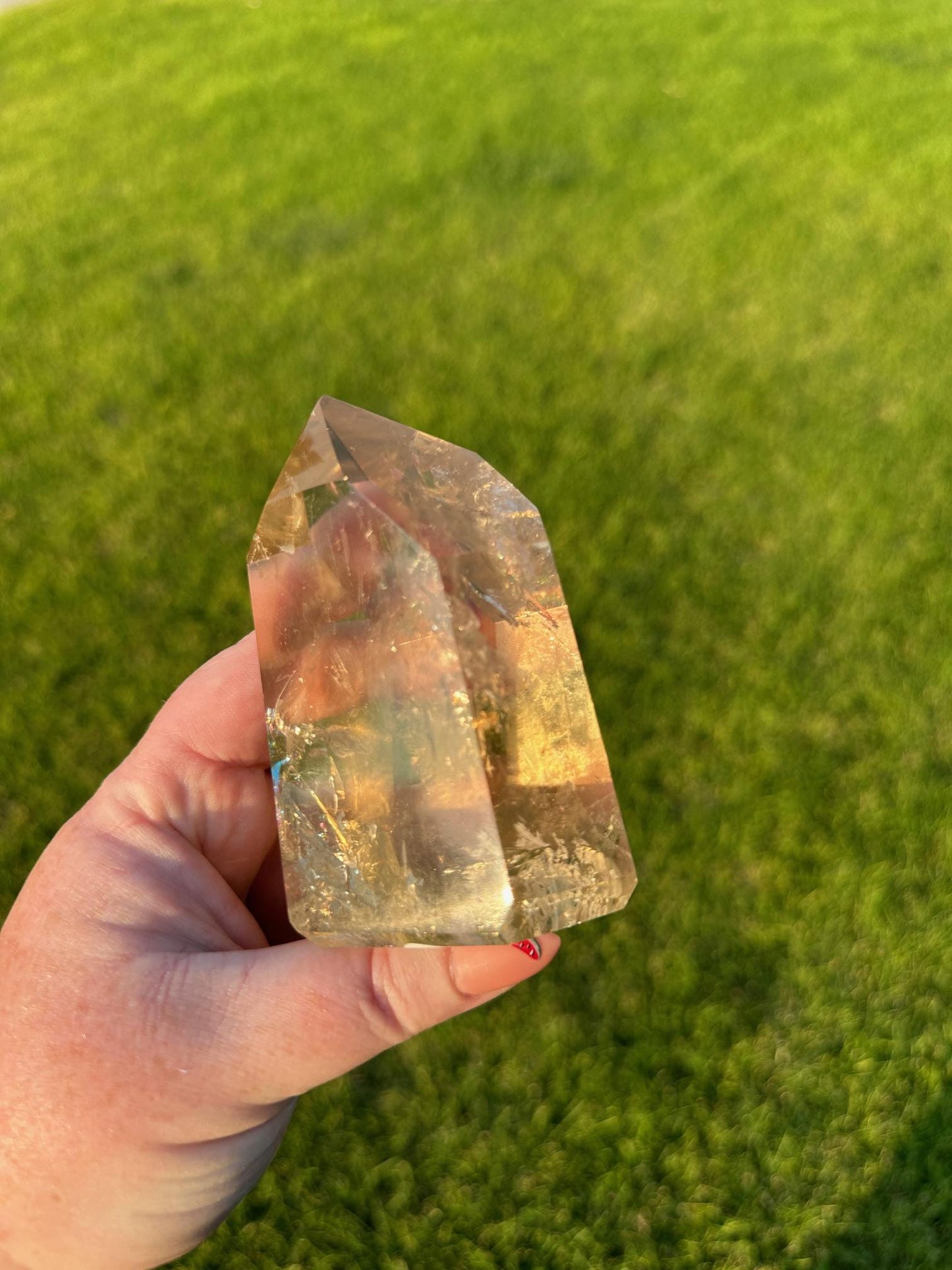 Extra Quality Natural Citrine from Brazil - 3.5 Inches Tall, 15oz