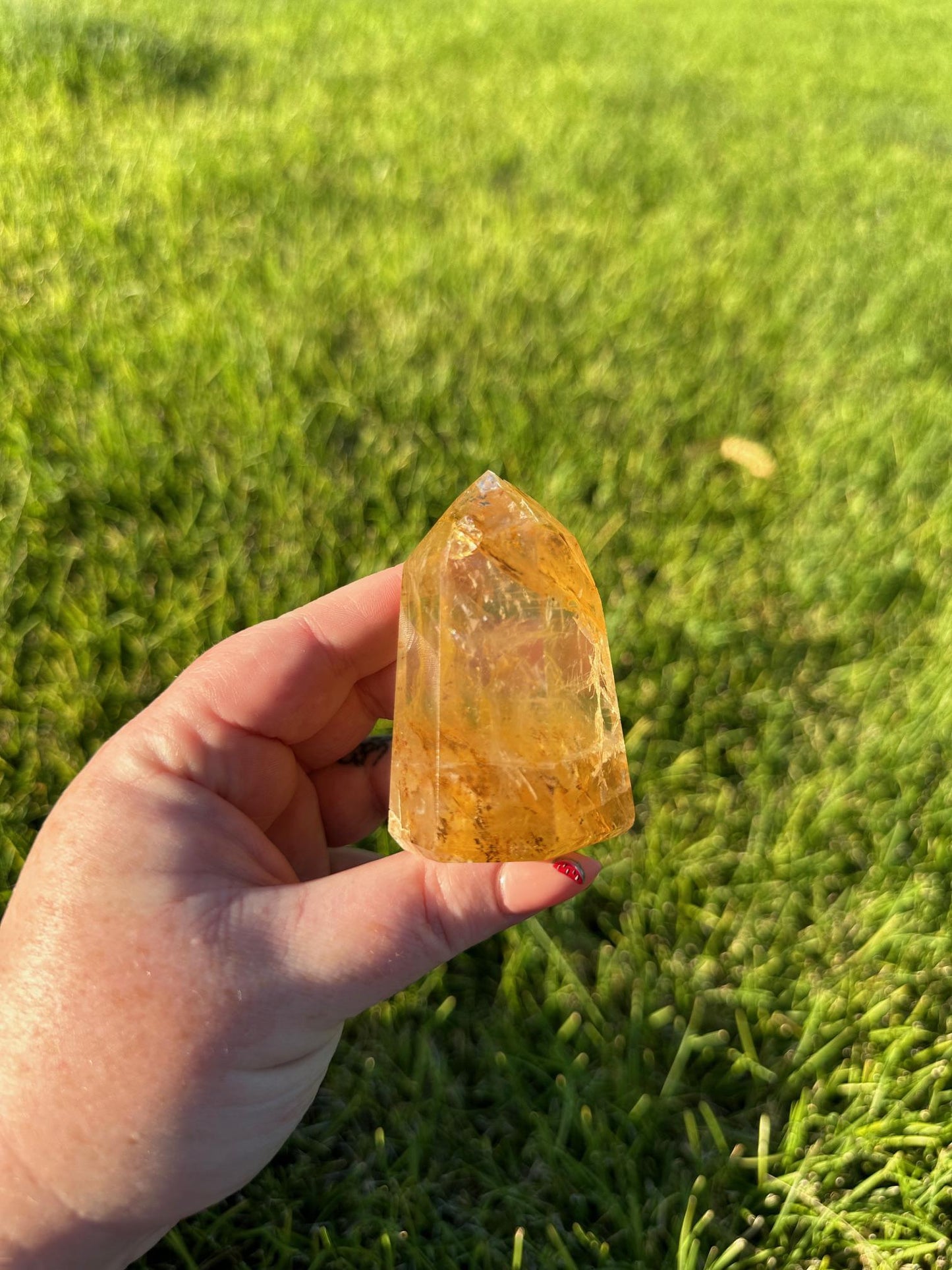 Golden Healer Quartz Tower - 2 3/4 Inches Tall, 6oz