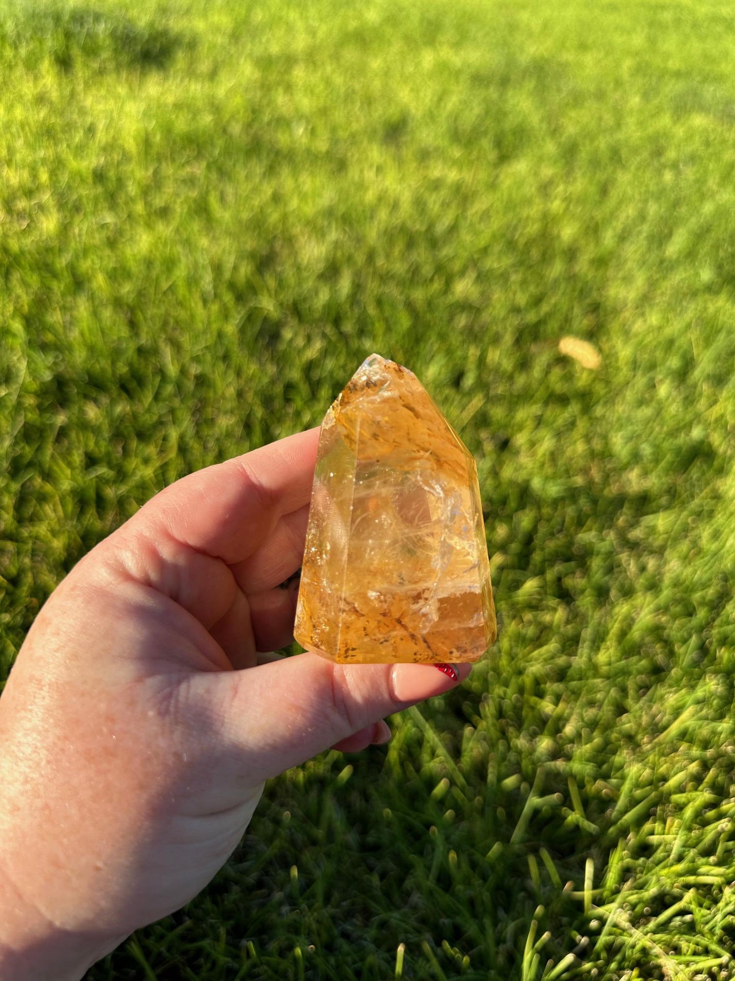 Golden Healer Quartz Tower - 2 3/4 Inches Tall, 6oz